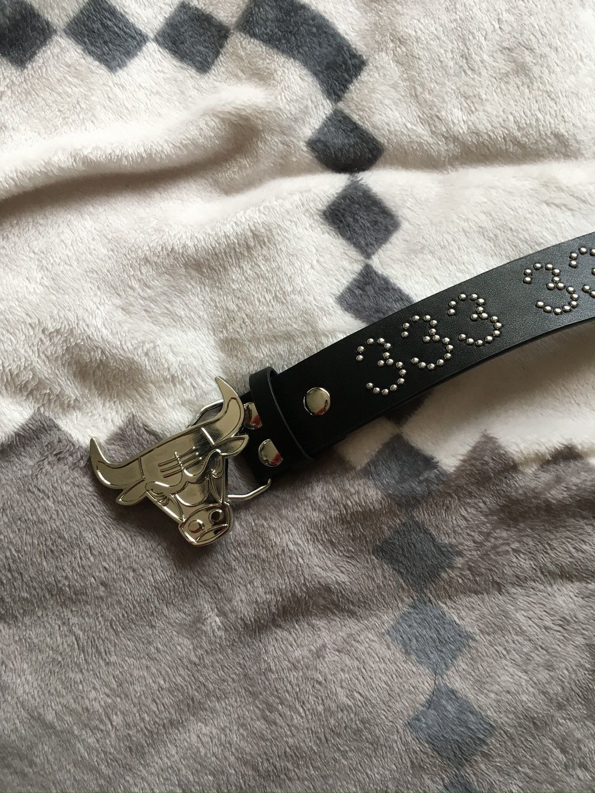 Half Evil Half evil Chicago bulls belt Size 40 - 3 Thumbnail