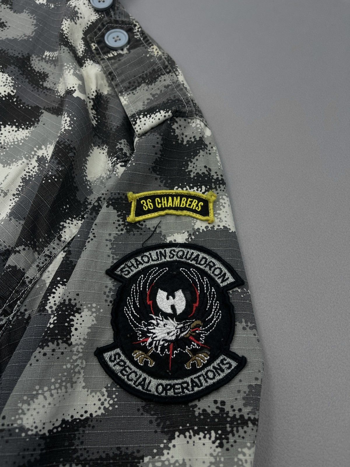 Wu-Tang Clan Rare! Vintage Wu Tang Clan C.R.E.A.M M 65 Camo Jacket Size US XL / EU 56 / 4 - 4 Thumbnail