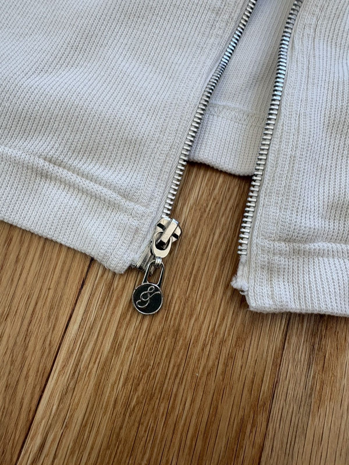 Other Bette & Court Vintage 80s Cream Zip-Up Golf Cardigan XL Size XL / US 12-14 / IT 48-50 - 8 Thumbnail