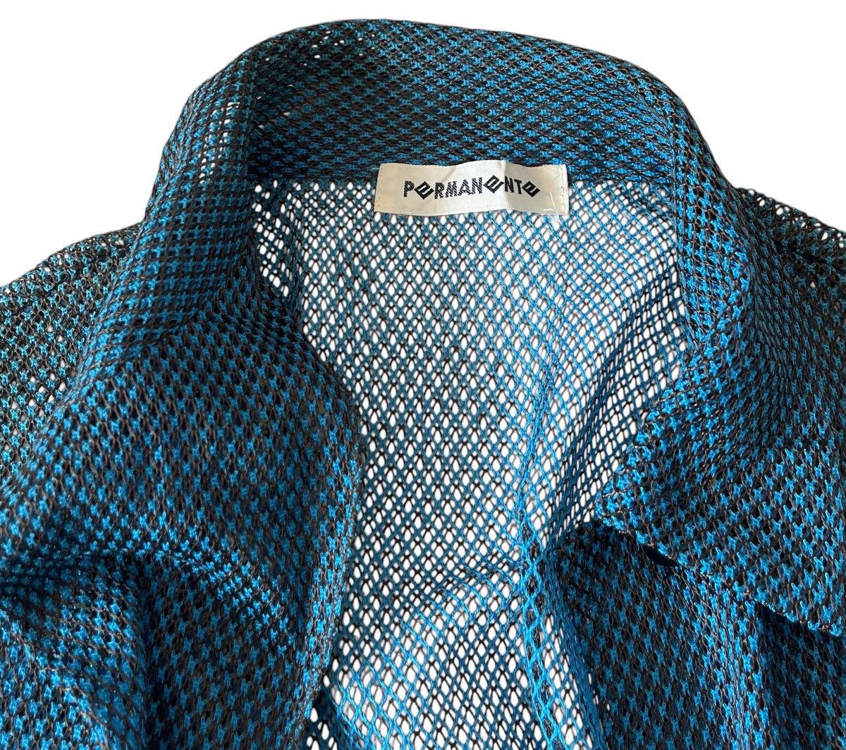 Issey Miyake Vintage issey miyake permanente ruched sheer net shirt Size US S / EU 44-46 / 1 - 4 Thumbnail