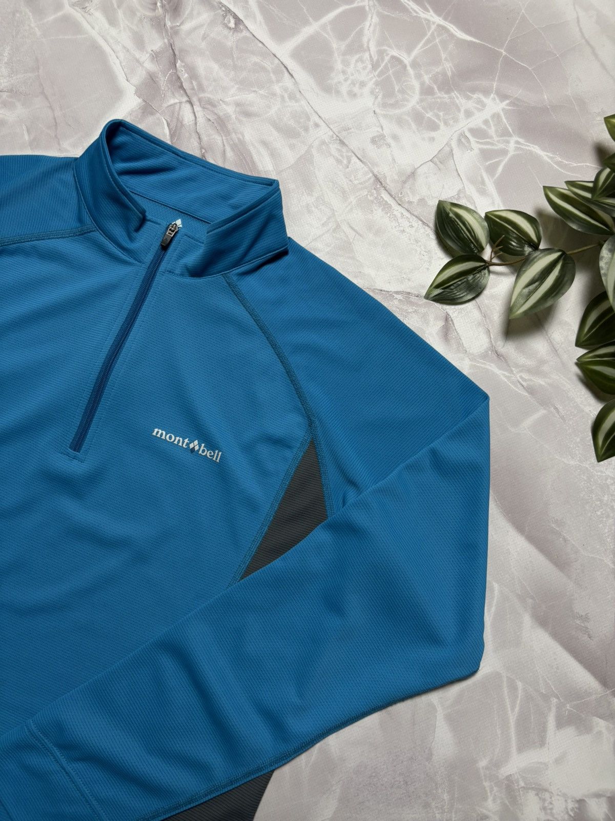 Montbell Montbell Wickron Cool Long Sleeve Zip Shirt Hiking Mens S Size US S / EU 44-46 / 1 - 5 Thumbnail