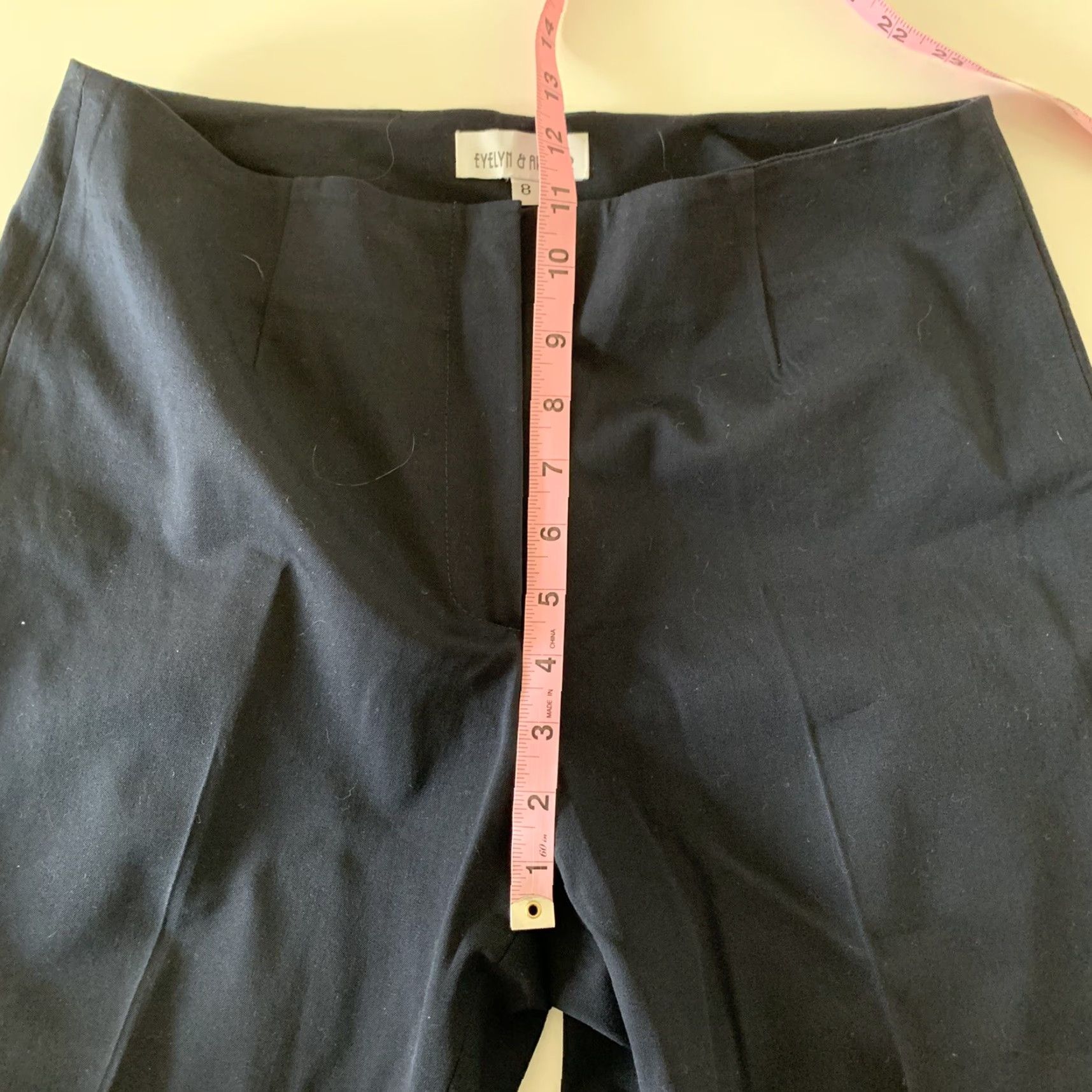 Vintage Evelyn & Arthur Ankle Chino Pants Women's Size 8 Navy Blue Size 30" / US 8 / IT 44 - 4 Thumbnail