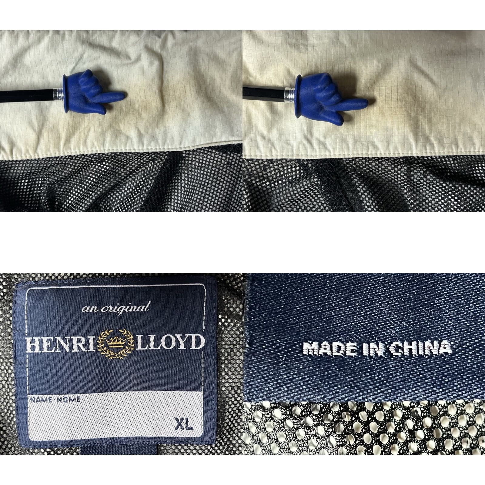 Henri Lloyd Vtg Henri Lloyd Sport Sailing Jacket Men’s XL Waterproof Full Zip See All Pics Size US XL / EU 56 / 4 - 9 Thumbnail