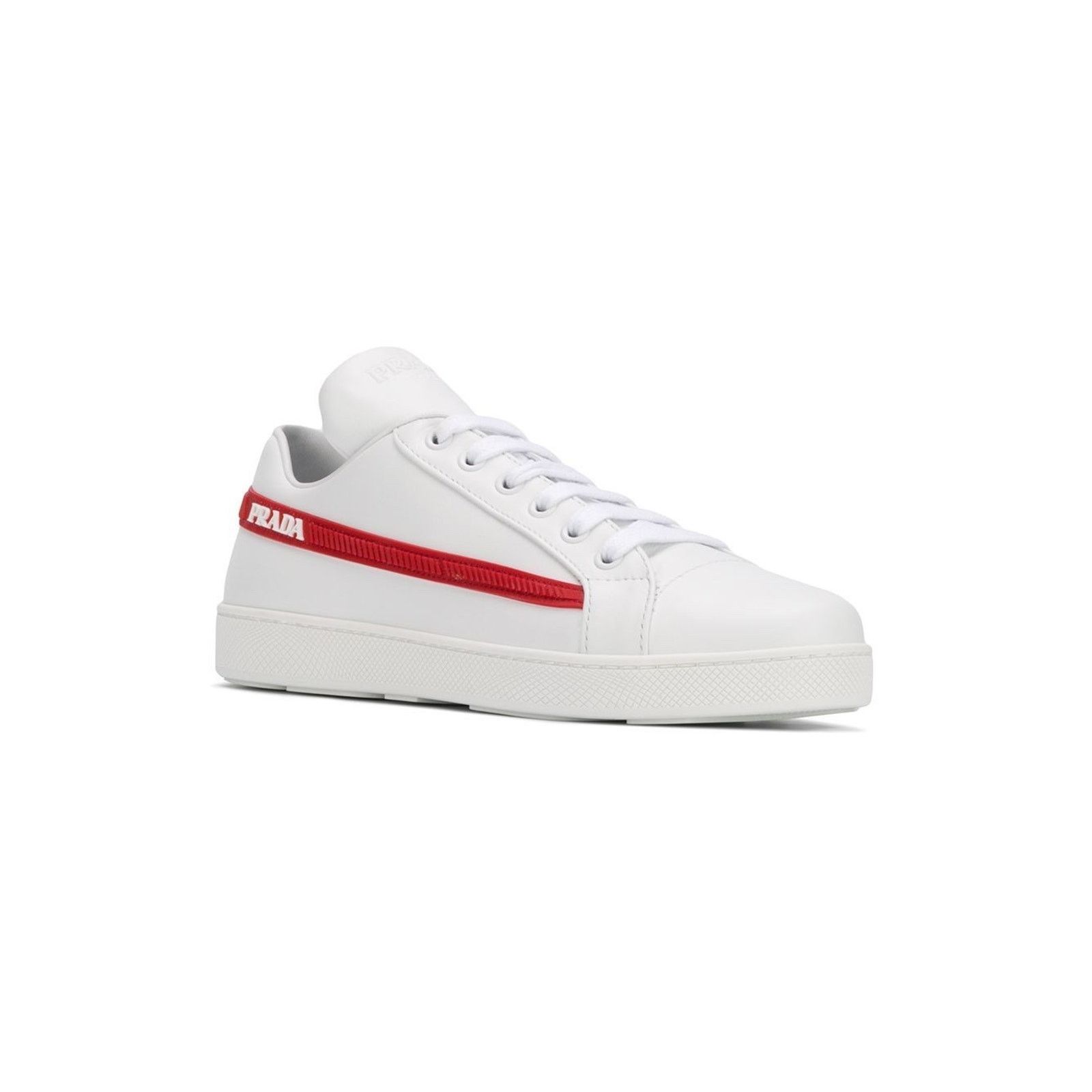 Prada Prada Band Logo Lace Up Tie Flat Low Top Sneaker 36.5 Size US 6.5 / IT 36.5 - 5 Thumbnail