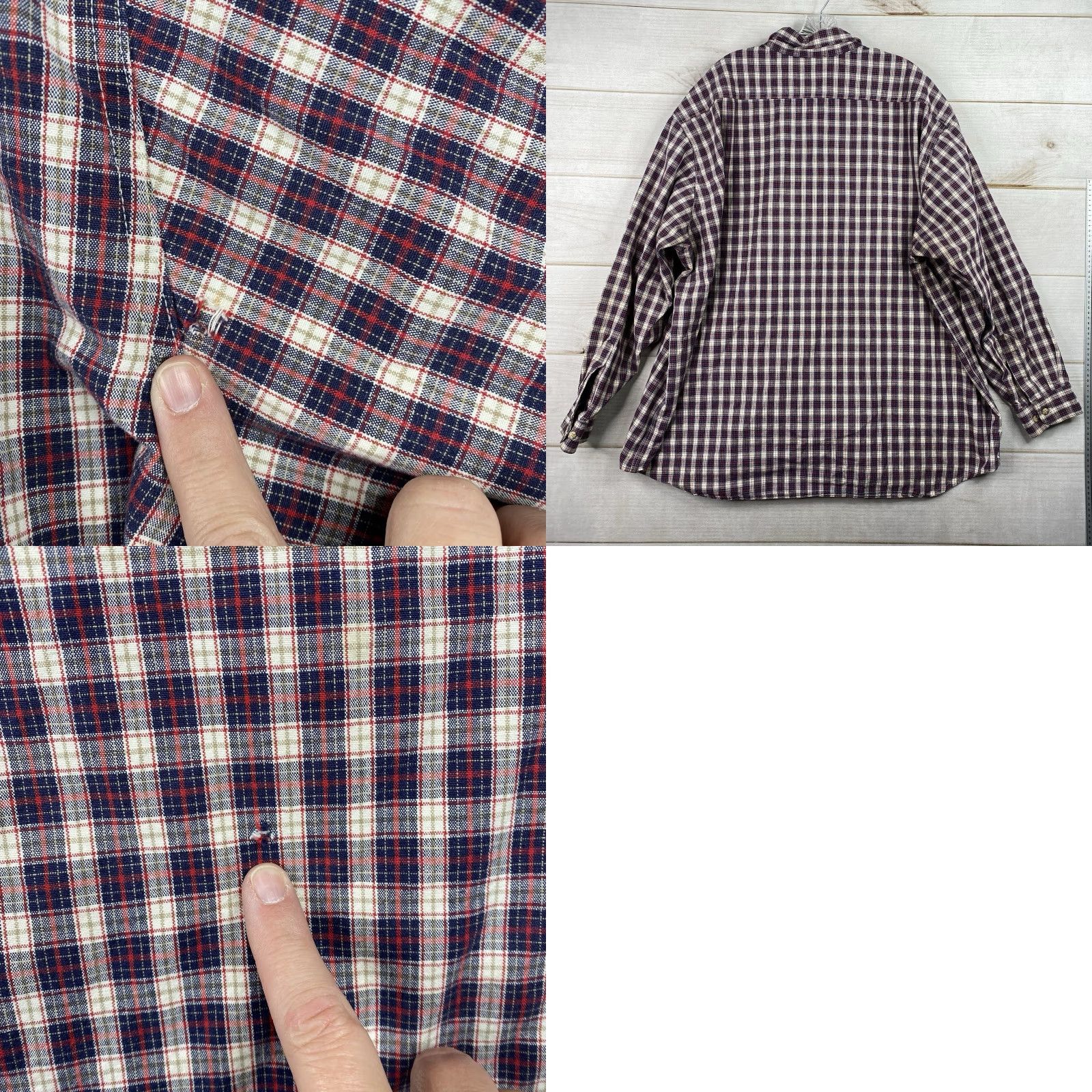 Carhartt VINTAGE Carhartt Shirt 3XL Made in USA Red Plaid Woven Long Sleeve Button Up Mens Size US XXL / EU 58 / 5 - 9 Thumbnail