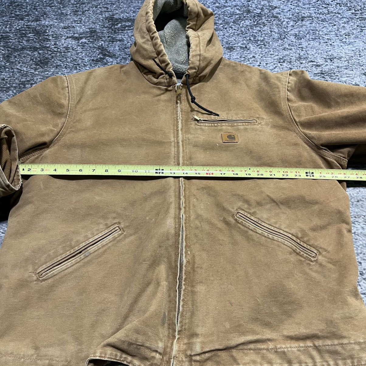 Carhartt VINTAGE FLEECE LINED HOODED CARHARTT CANVAS JACKET TAN XL Size US XL / EU 56 / 4 - 10 Thumbnail