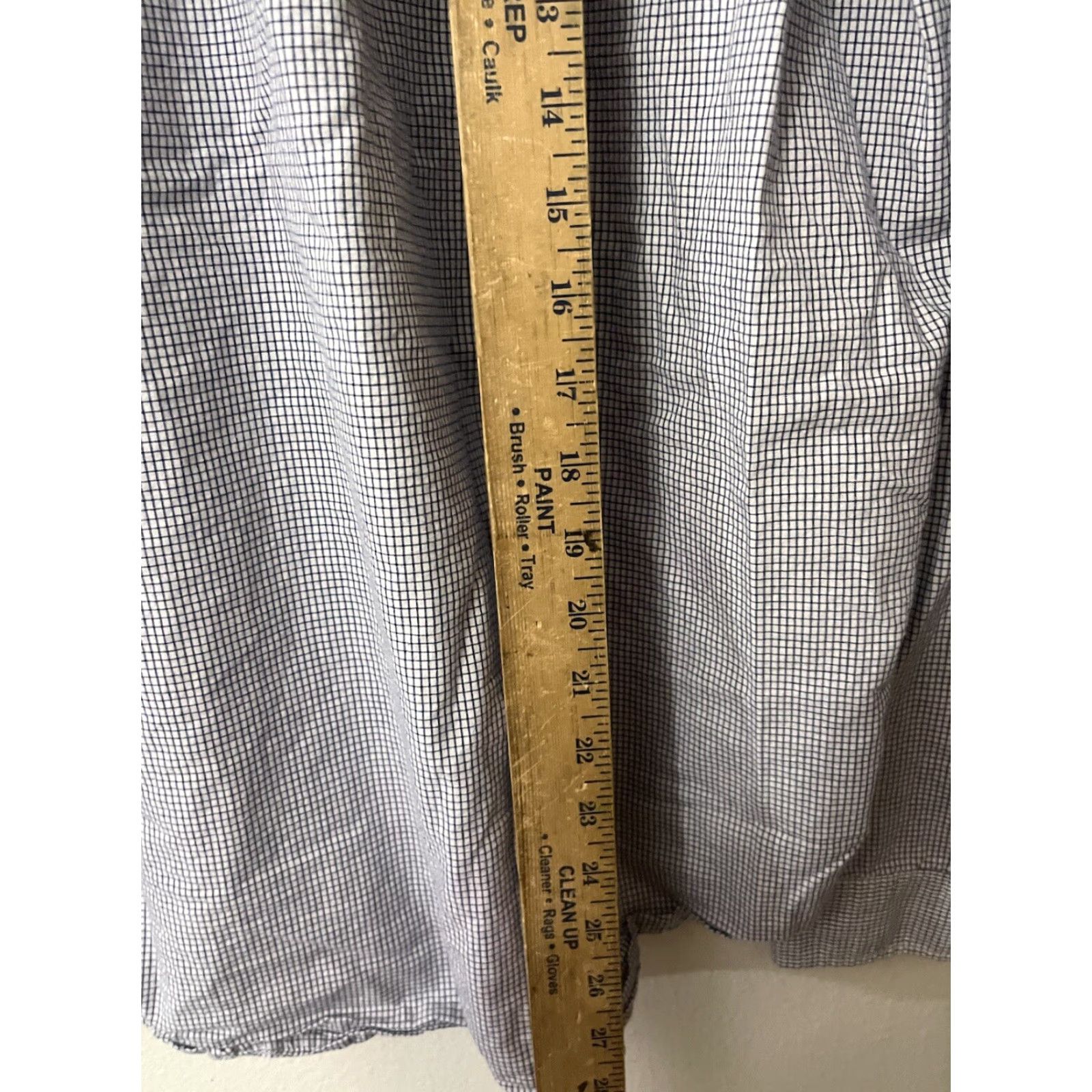 Gap GAP Button-Up Shirt XL Men Plaid Blue & White Classic Long Sleeve Cotton Gingham Casual Standard Fit Size US XL / EU 56 / 4 - 4 Thumbnail