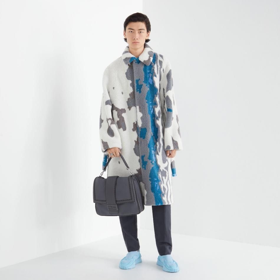 image of Fendi O1Loc1C0124 Shearling In White, Men's (Size Medium)