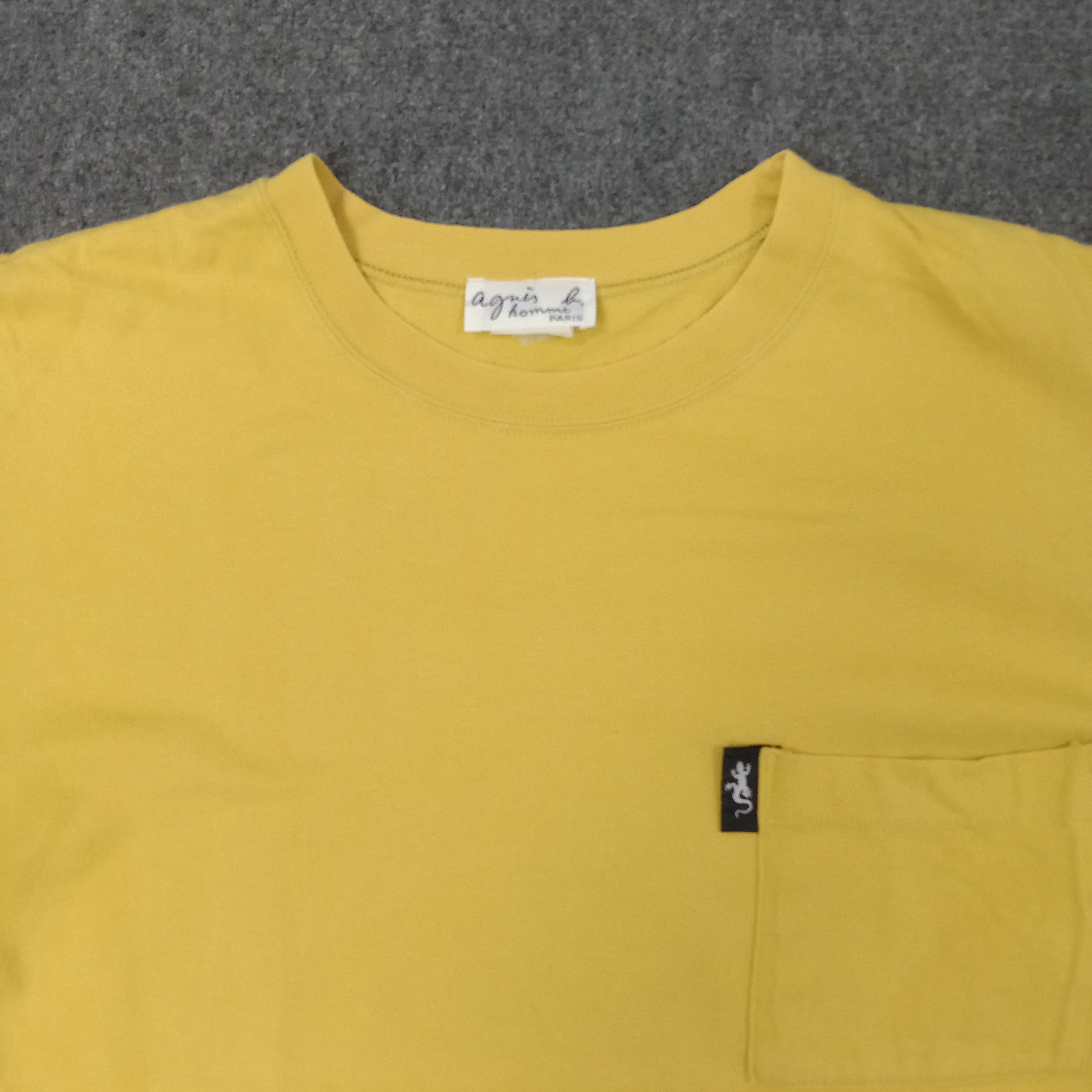 agnes b. Agnes B. Fashion Designer Plain Tshirt C239N49 Size US L / EU 52-54 / 3 - 2 Thumbnail