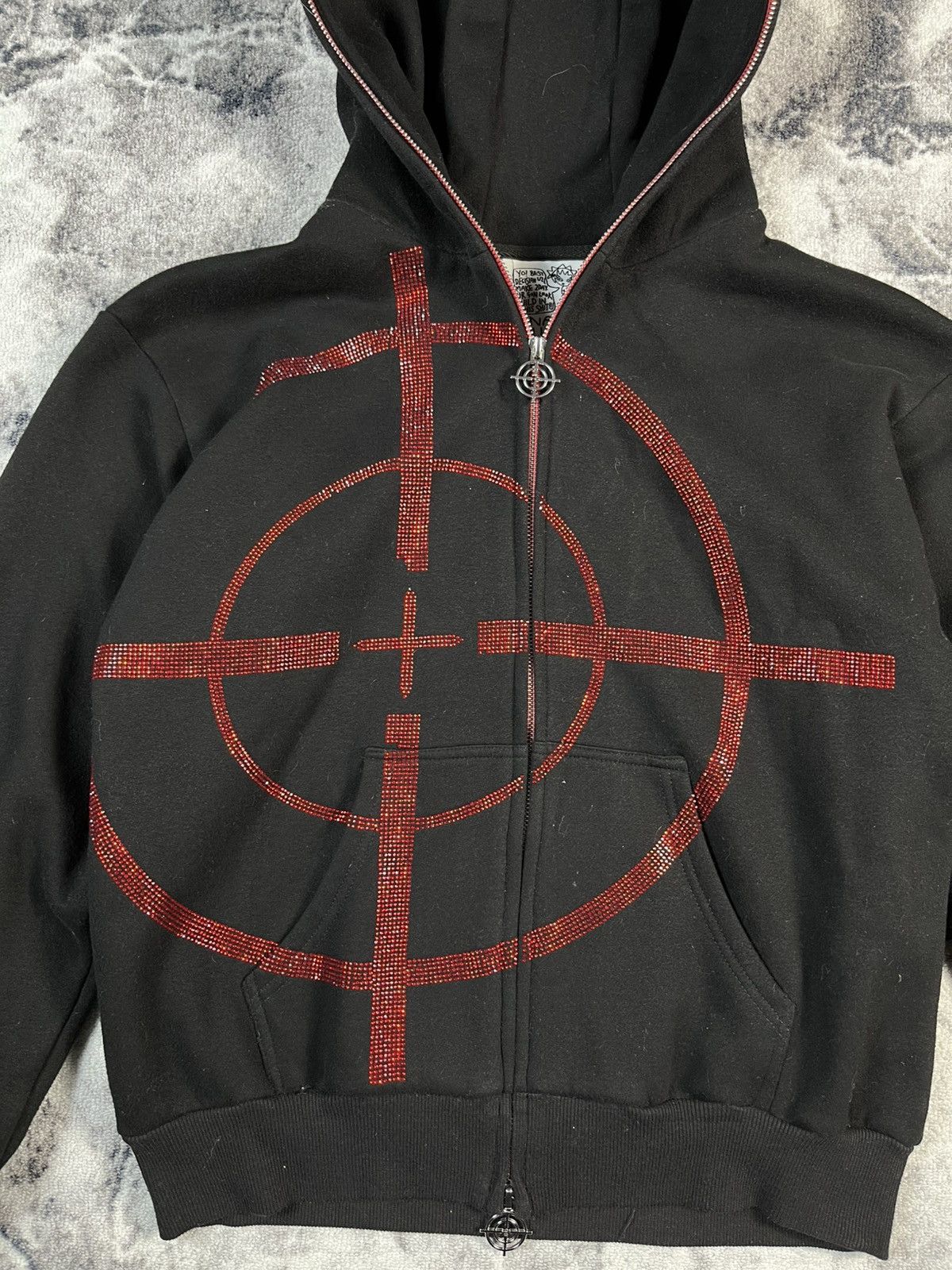 Named Collective Named Collective Target Zip Hoodie Black Red Size US M / EU 48-50 / 2 - 5 Thumbnail
