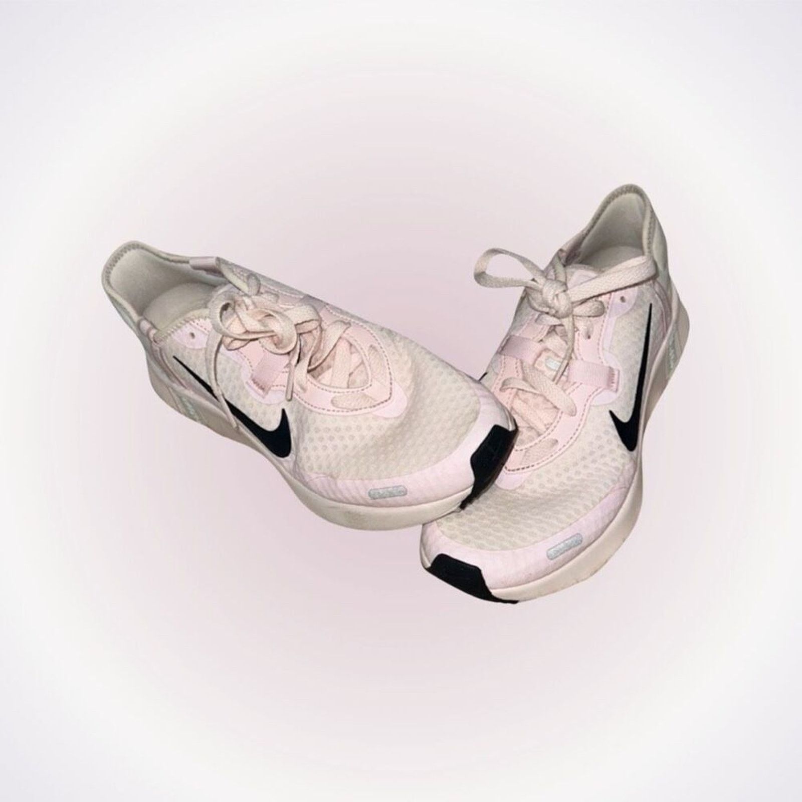 Nike Nike light pink and black sneakers | Sz 8.5 Size US 8.5 / IT 38.5 - 1 Thumbnail