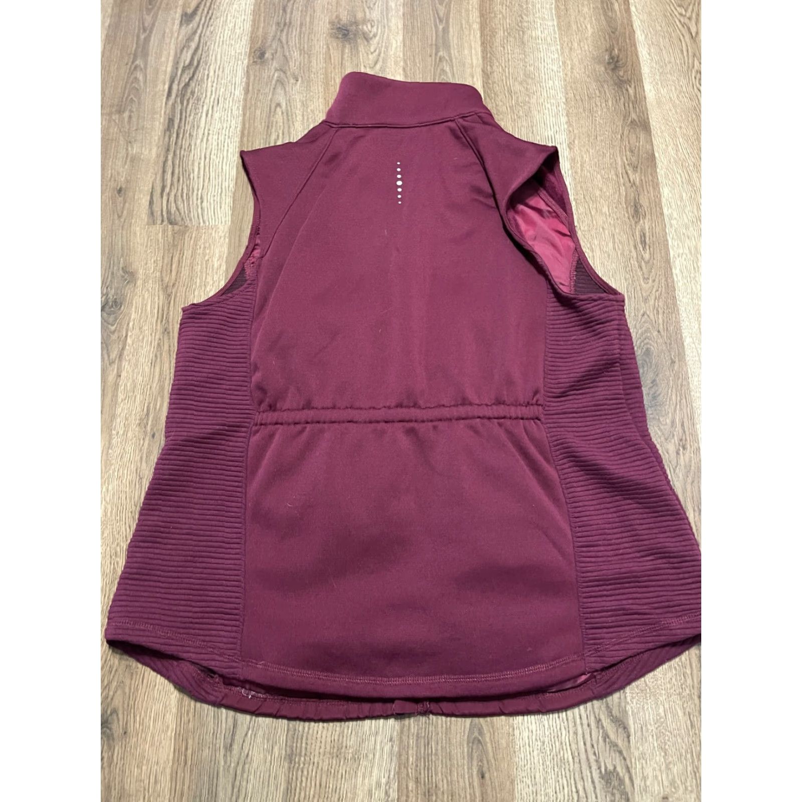 Tek Gear Tek Gear Jacket Womens XL Burgundy Full Zip Sleeveless Vest Quilted Size XL / US 12-14 / IT 48-50 - 2 Thumbnail