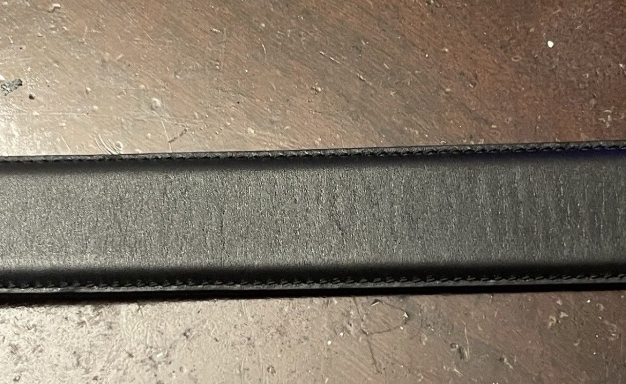 Allen Edmonds Allen Edmonds 102/40 39501 Leather Belt Made Size 40 Black Size 40 - 3 Thumbnail
