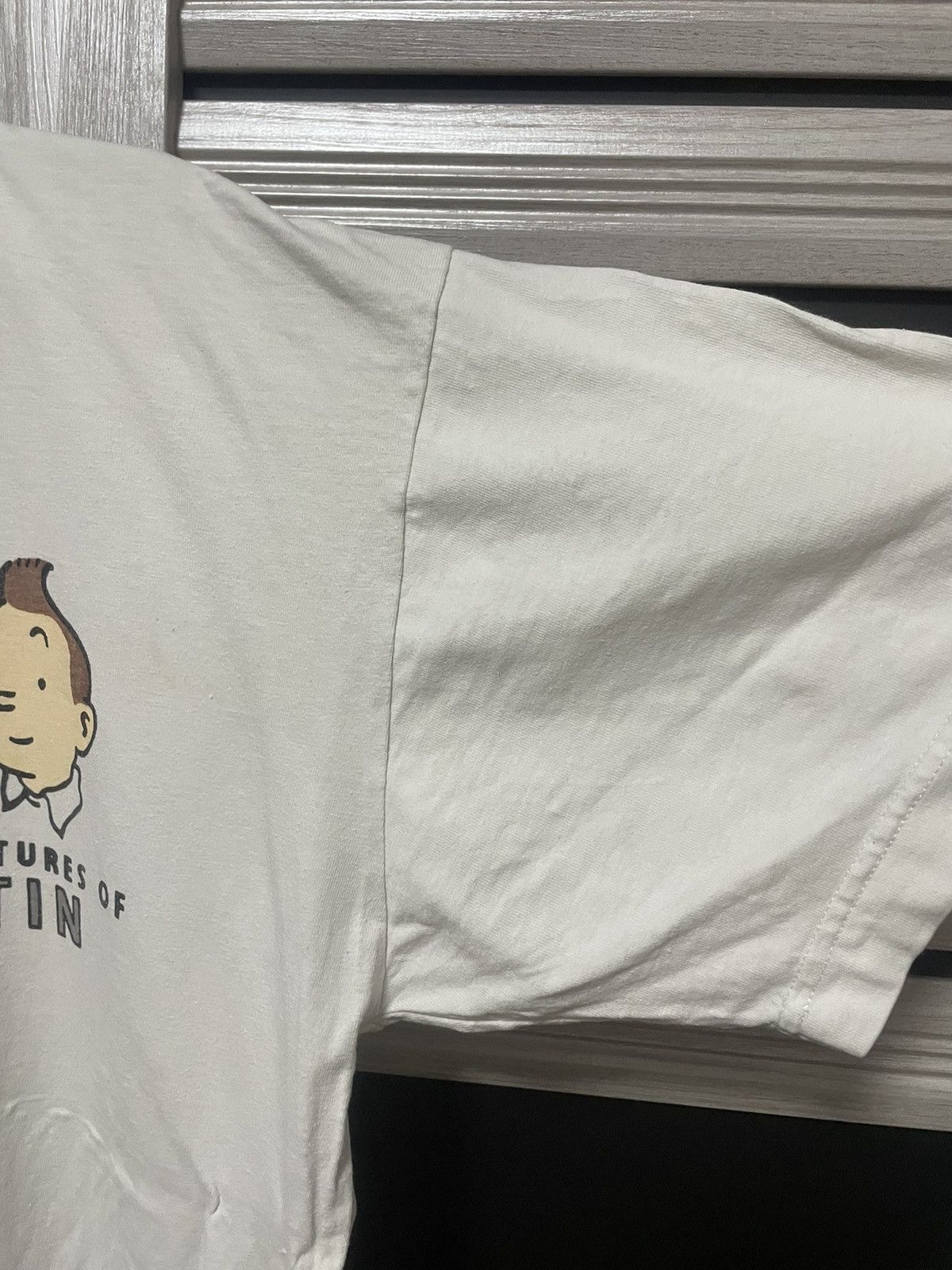 Vintage Vintage 90s Tintin in the Congo Graphic Cartoon T-Shirt XL Size US XL / EU 56 / 4 - 7 Thumbnail