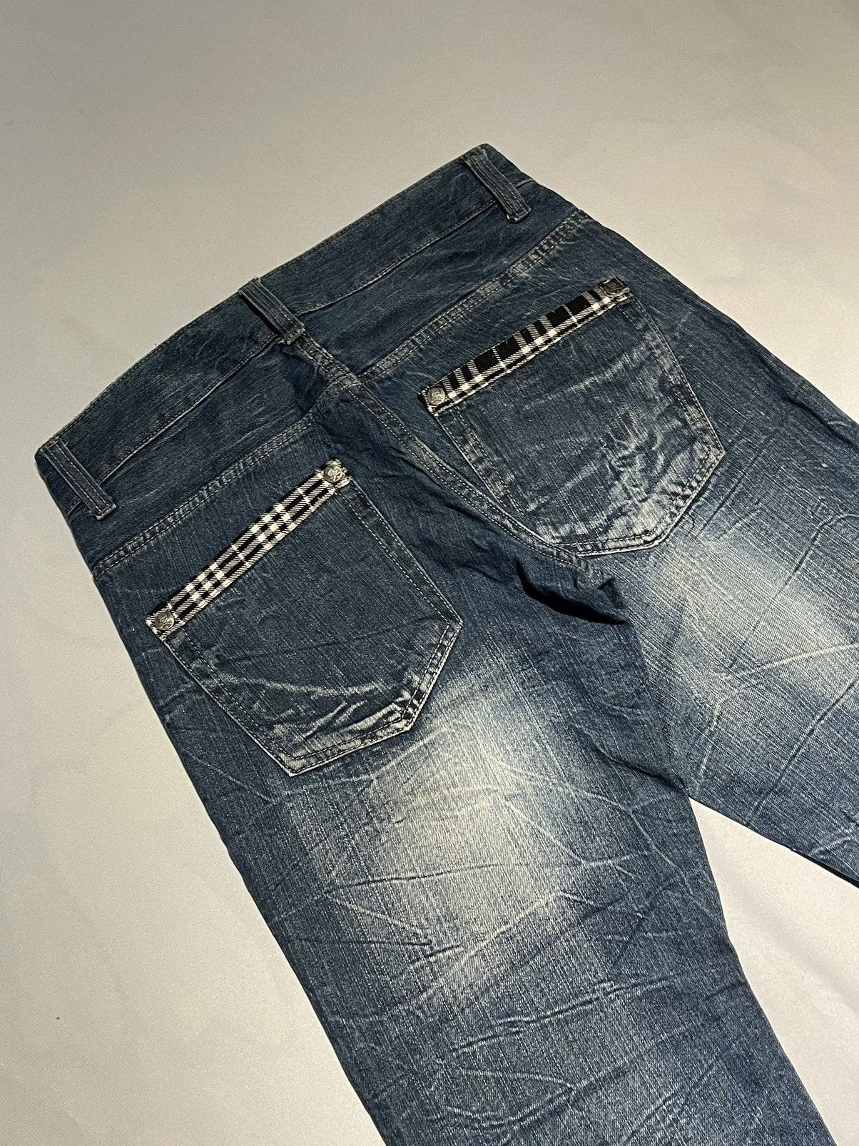 Japanese Brand × Vintage Japanese Brand Wild Life Distressed Denim Pant Size US 32 / EU 48 - 7 Thumbnail