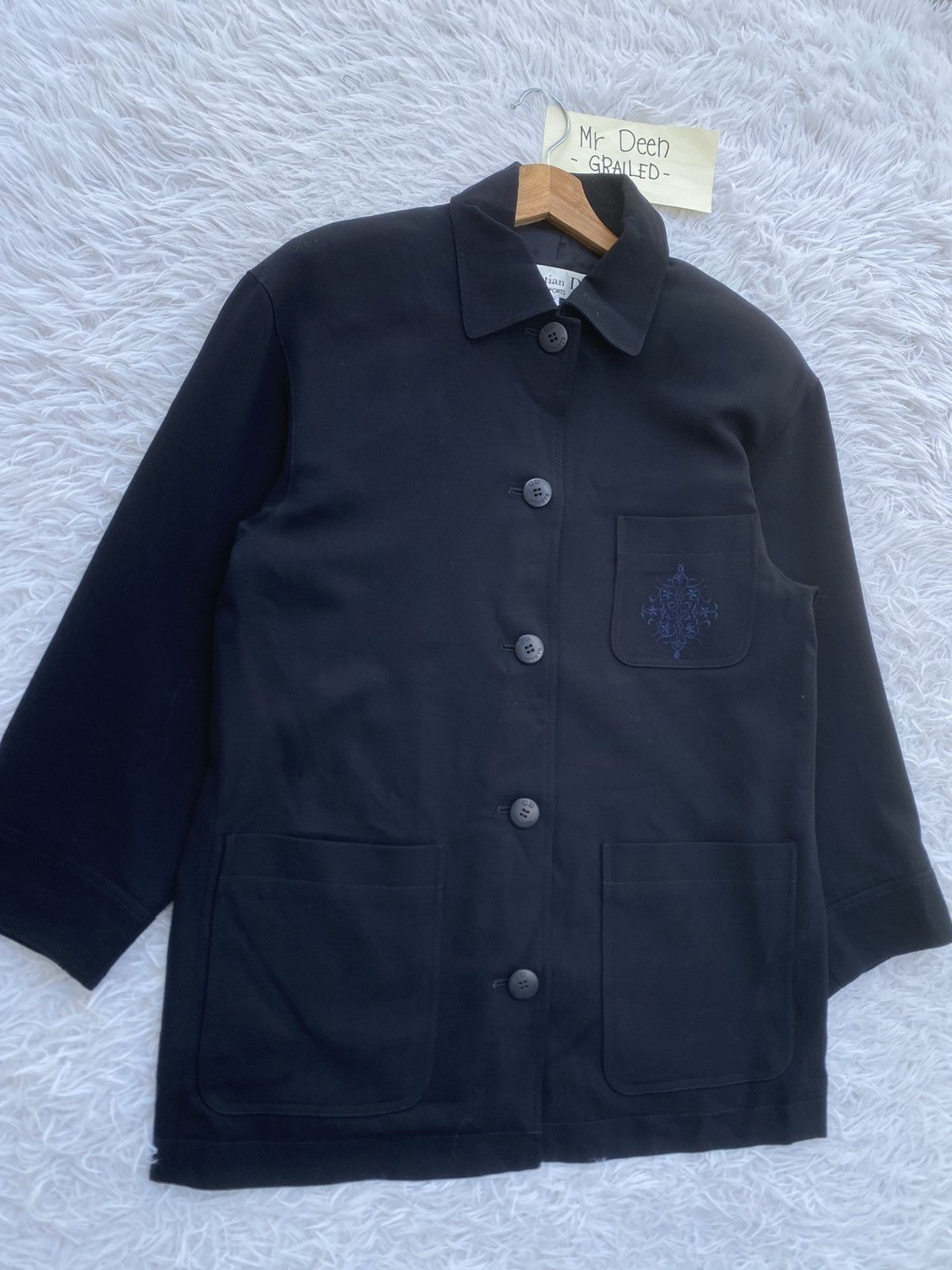 Christian Dior Monsieur Rare Vintage Christian Dior 3/4 Sleeve Blazer/ Jacket Size 36S - 5 Thumbnail