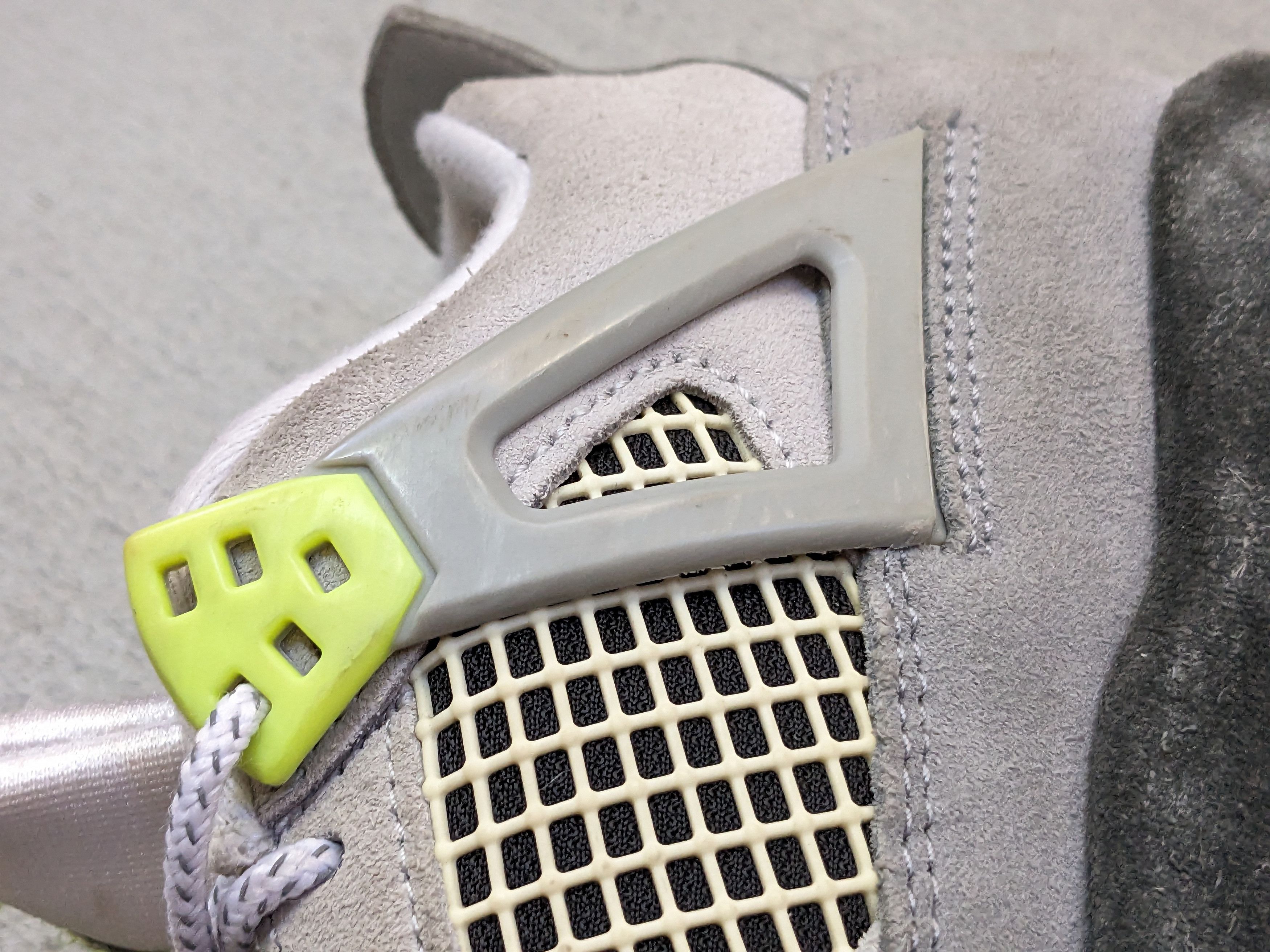 Jordan Brand Nike Air Jordan 4 Retro SE Neon Green Gray Suede CT5343-007 Size US 6.5 / EU 39-40 - 13 Thumbnail