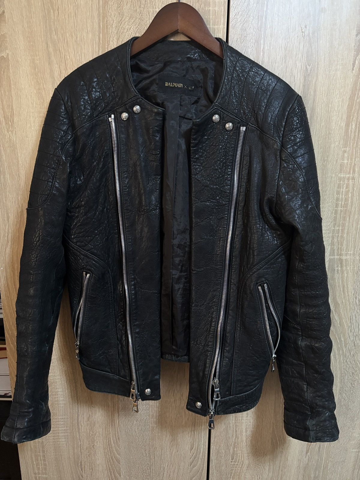 Balmain × H&M Balmain X H&M leather jacket Size US M / EU 48-50 / 2 - 1 Thumbnail