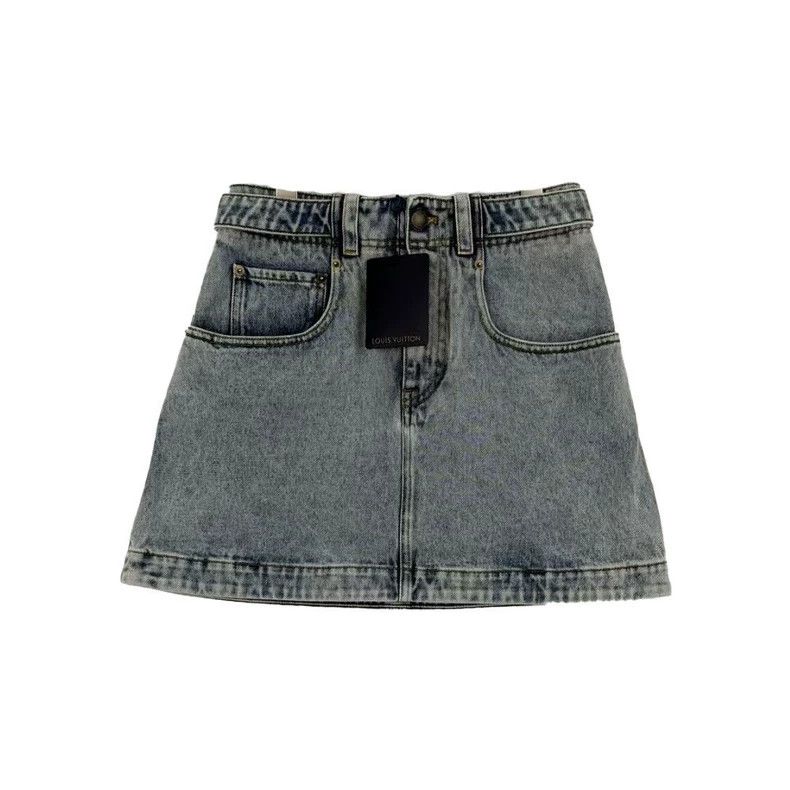 Louis Vuitton Louis Vuitton Washed blue, red, white and blue leather labe Size 35" - 1 Thumbnail