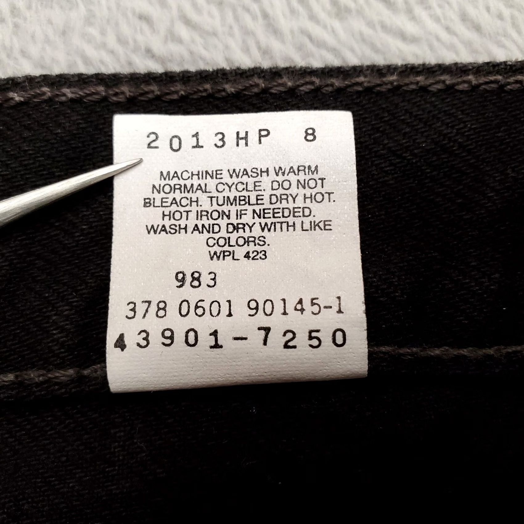Vintage VINTAGE Levis Jeans Men 40x32 Black 901Denim Relaxed Fit Straight Leg 90s Y2k Jeans Mens 40 Black 5-Pocket Denim Cotton Zip Tailored Fit Size US 40 / EU 56 - 5 Thumbnail