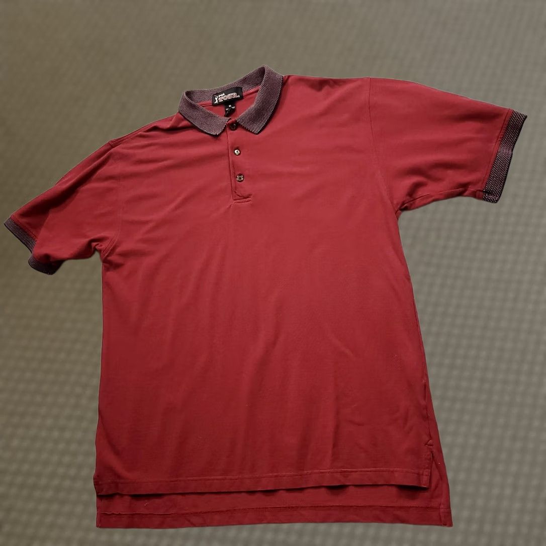 PGA Tour VINTAGE PGA TOUR Golf Polo Mens XXL Red Shirt Short Sleeve Stitched Collar Polo Shirt Size US XXL / EU 58 / 5 - 1 Thumbnail