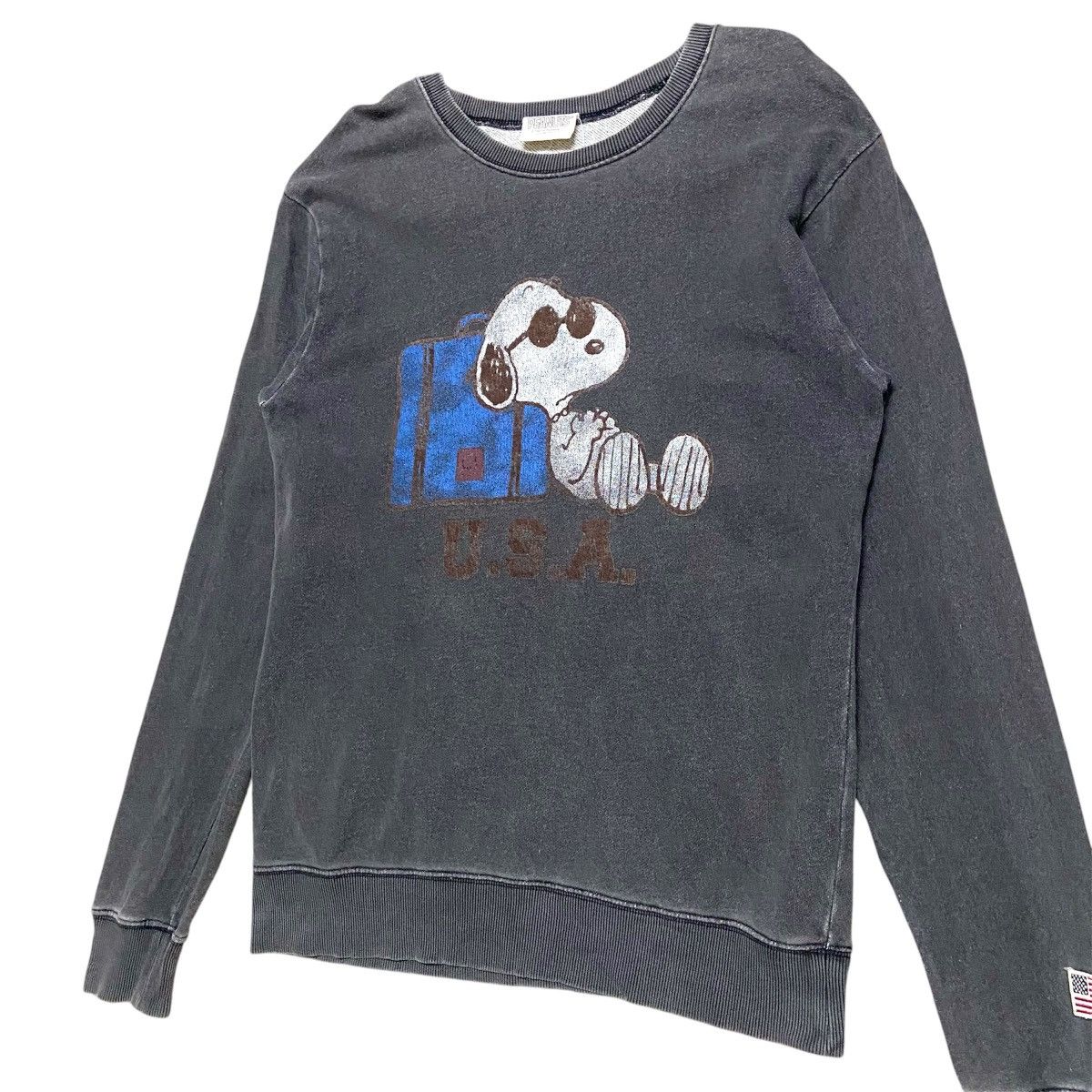 Peanuts × Vintage Vintage Peanuts Snoopy Crewneck Sweatshirt Size US M / EU 48-50 / 2 - 2 Thumbnail