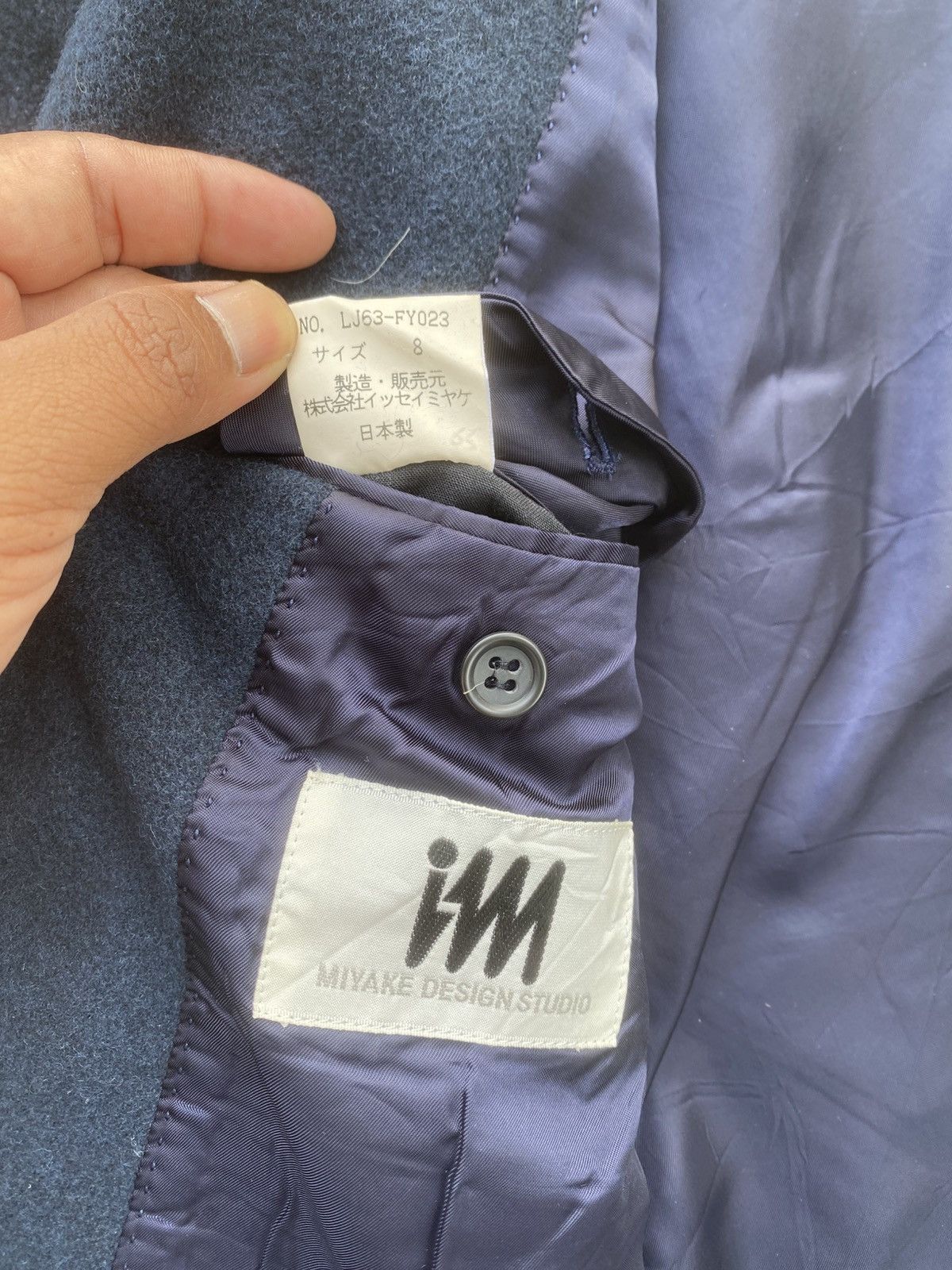 Issey Miyake Rare Vintage Issey Miyake Design Studio Wool Blazer Size US L / EU 52-54 / 3 - 12 Thumbnail