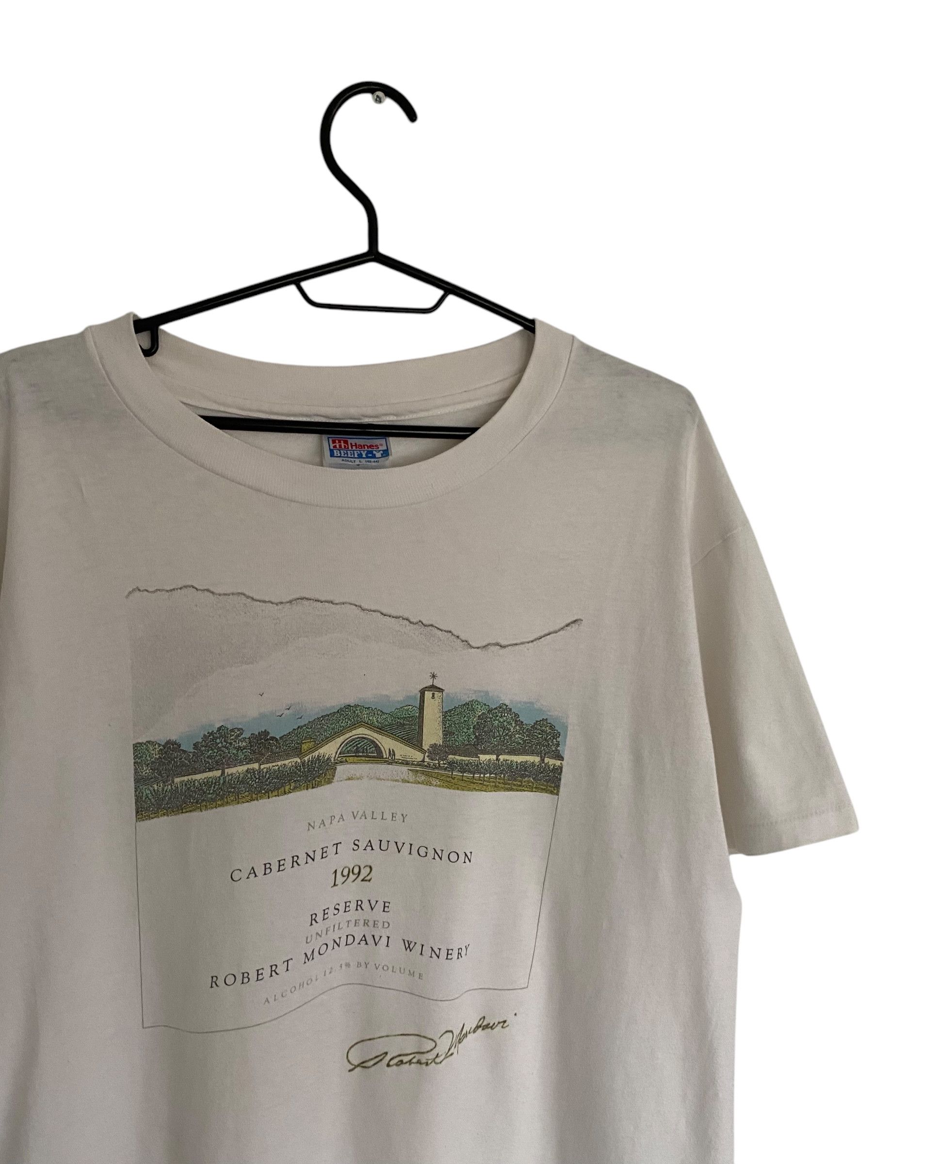 Vintage Cabernet Sauvignon 1992 single stitch tee Size US L / EU 52-54 / 3 - 2 Thumbnail