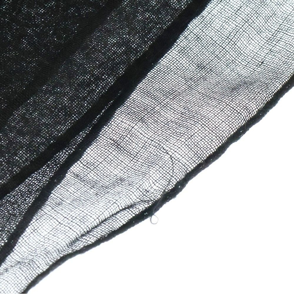 CHROME HEARTS Black Cashmere Stole Scarf