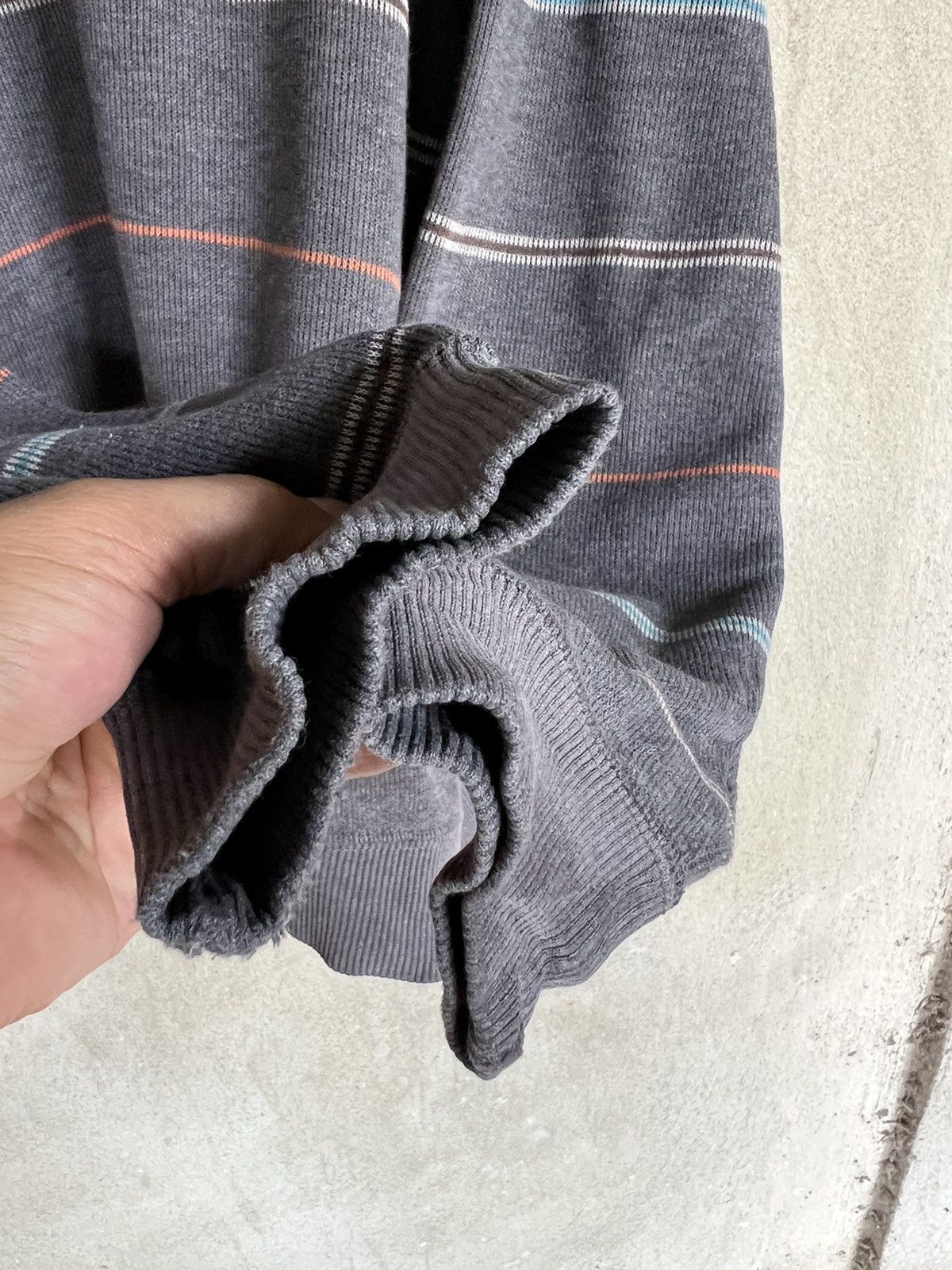 Hush Puppies × Vintage Vintage Hush Puppies Striped Sweatshirt Size US L / EU 52-54 / 3 - 6 Thumbnail