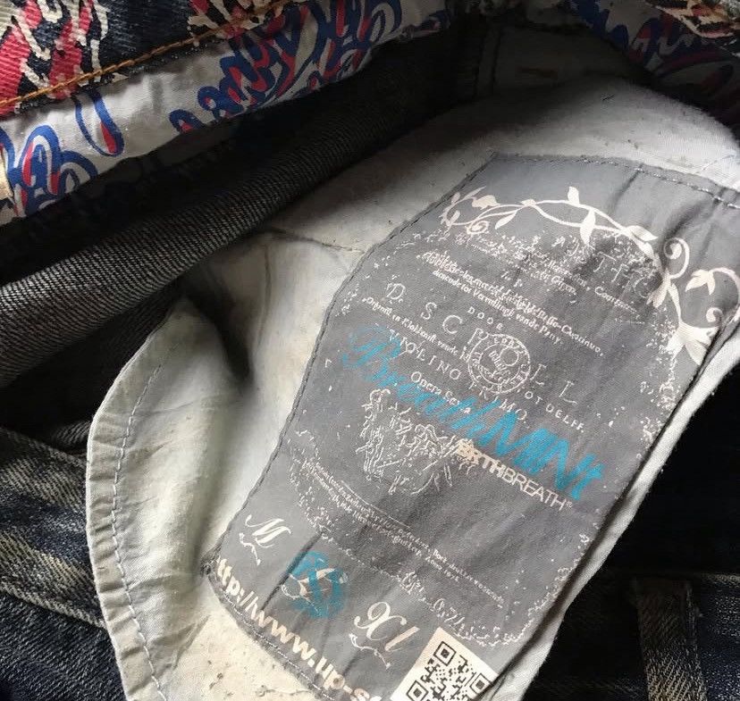 Japanese Brand Vintage KMK Breathmint Double Waist Faded Jeans Size US 31 - 7 Thumbnail
