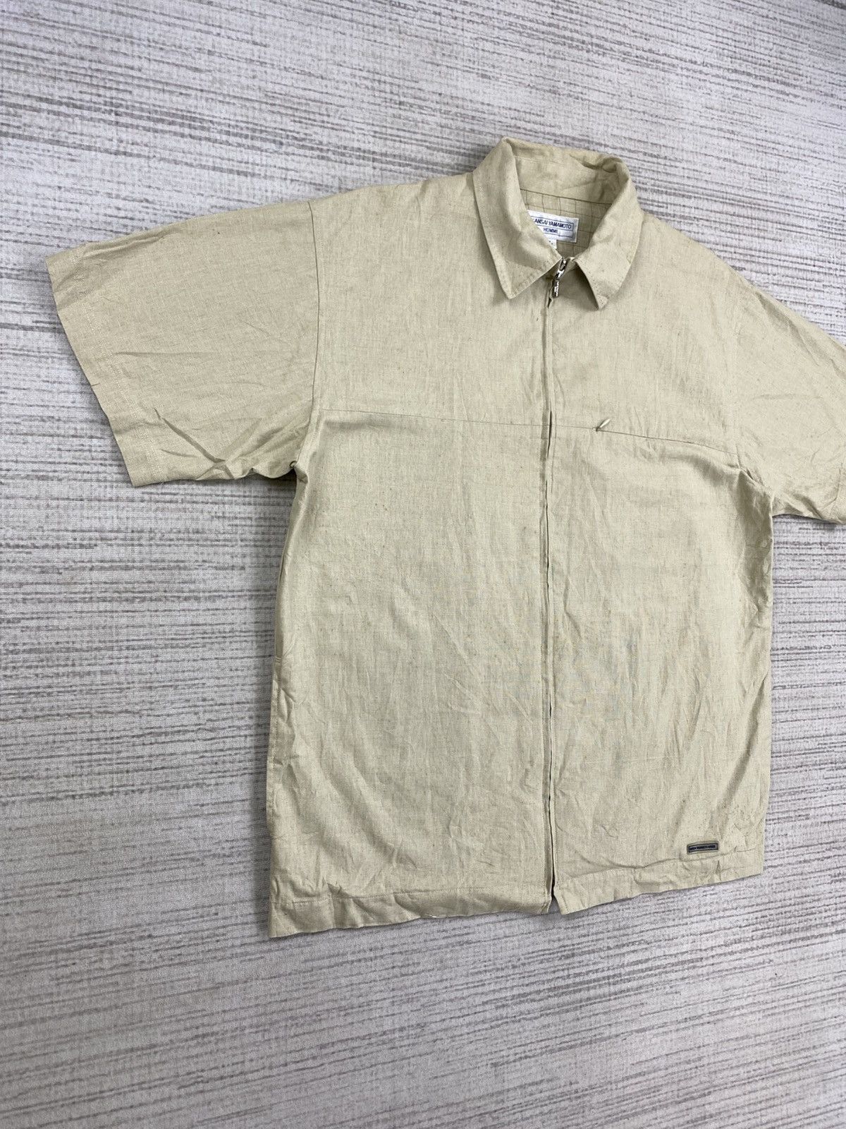 Japanese Brand × Kansai Yamamoto Vintage Kansai Yamamoto Homme Zipper Shirt Jacket Size US M / EU 48-50 / 2 - 3 Thumbnail