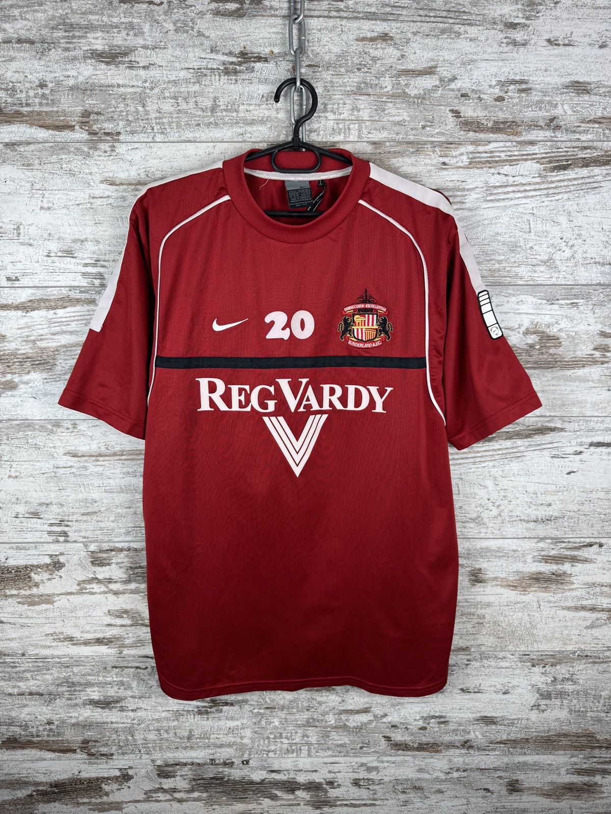 Nike × Vintage Mens Vintage Nike Sunderland A.F.C. Soccer jersey T-shirt Size US XL / EU 56 / 4 - 1 Thumbnail