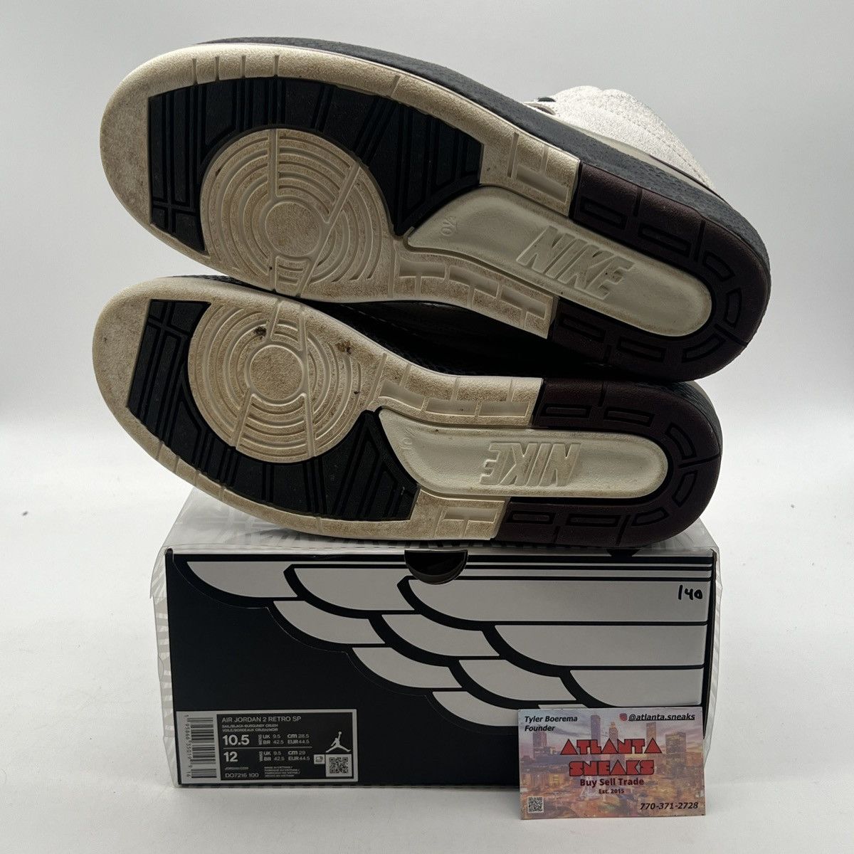 Jordan Brand A Ma Maniére x Air Jordan 2 airness Size US 10.5 / EU 43-44 - 8 Thumbnail