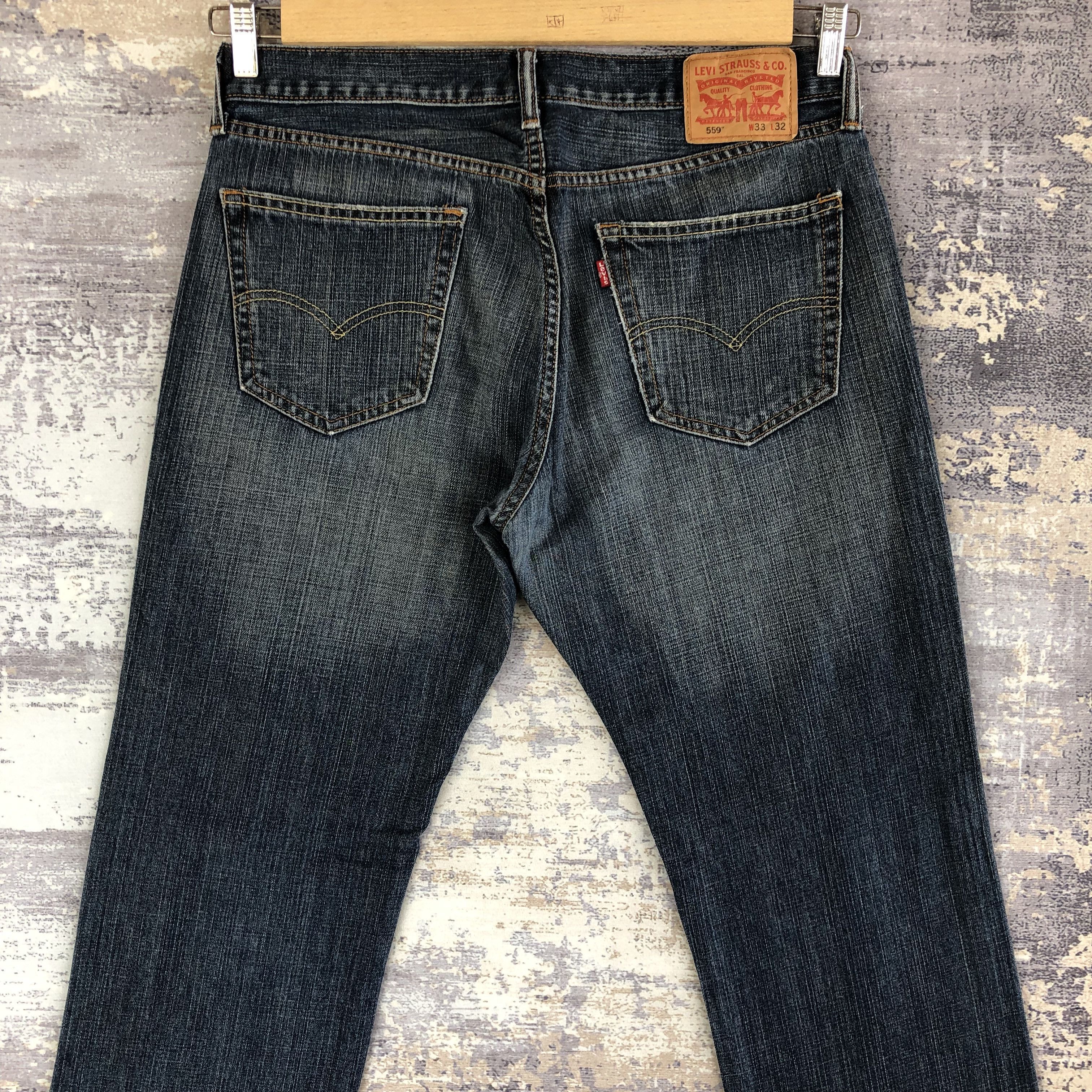 Levi's Vintage Y2K Levis 559 Baggy Jeans Levi's Faded Wash Denim Size US 34 / EU 50 - 4 Thumbnail