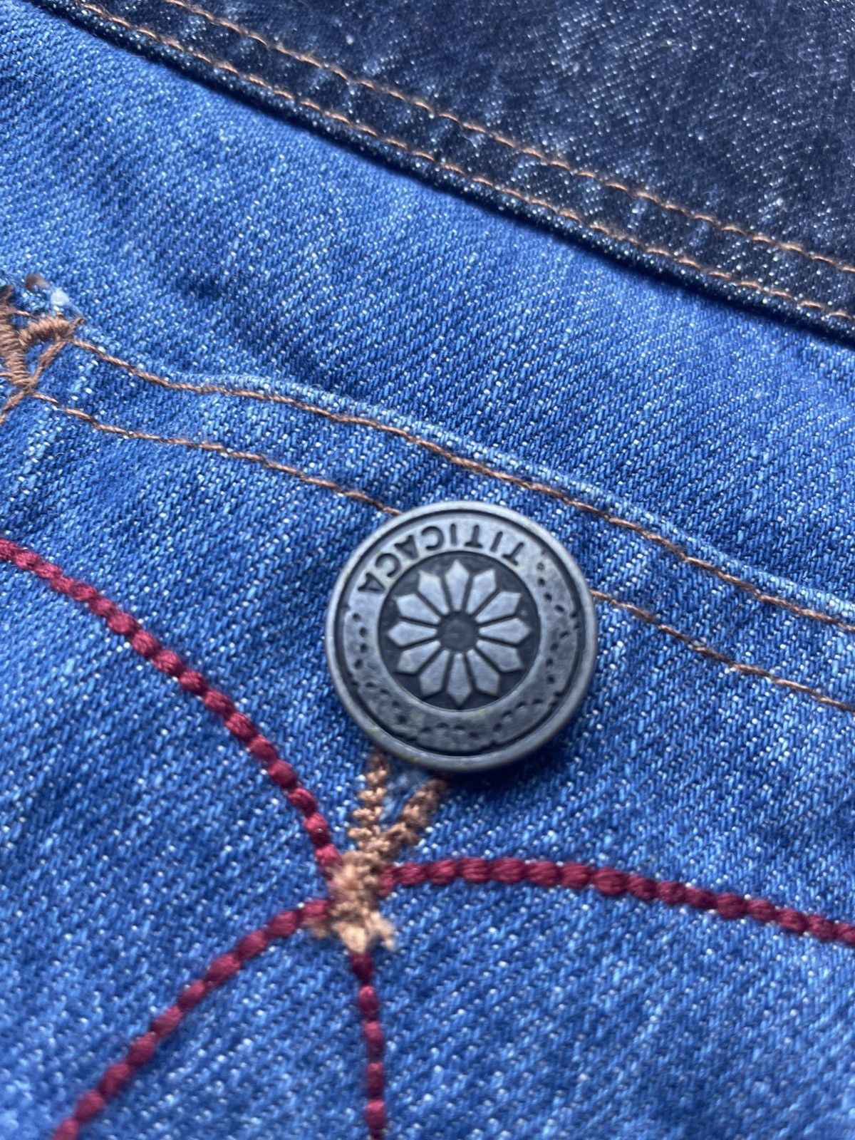 Japanese Brand Titicaca Denim Jacket Size US M / EU 48-50 / 2 - 14 Thumbnail