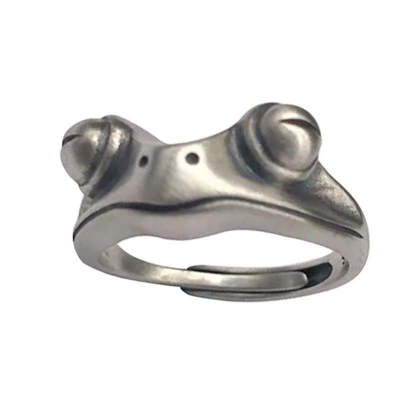Jewelry Hip Hop Punk Frog Animal Rings Size ONE SIZE - 3 Thumbnail