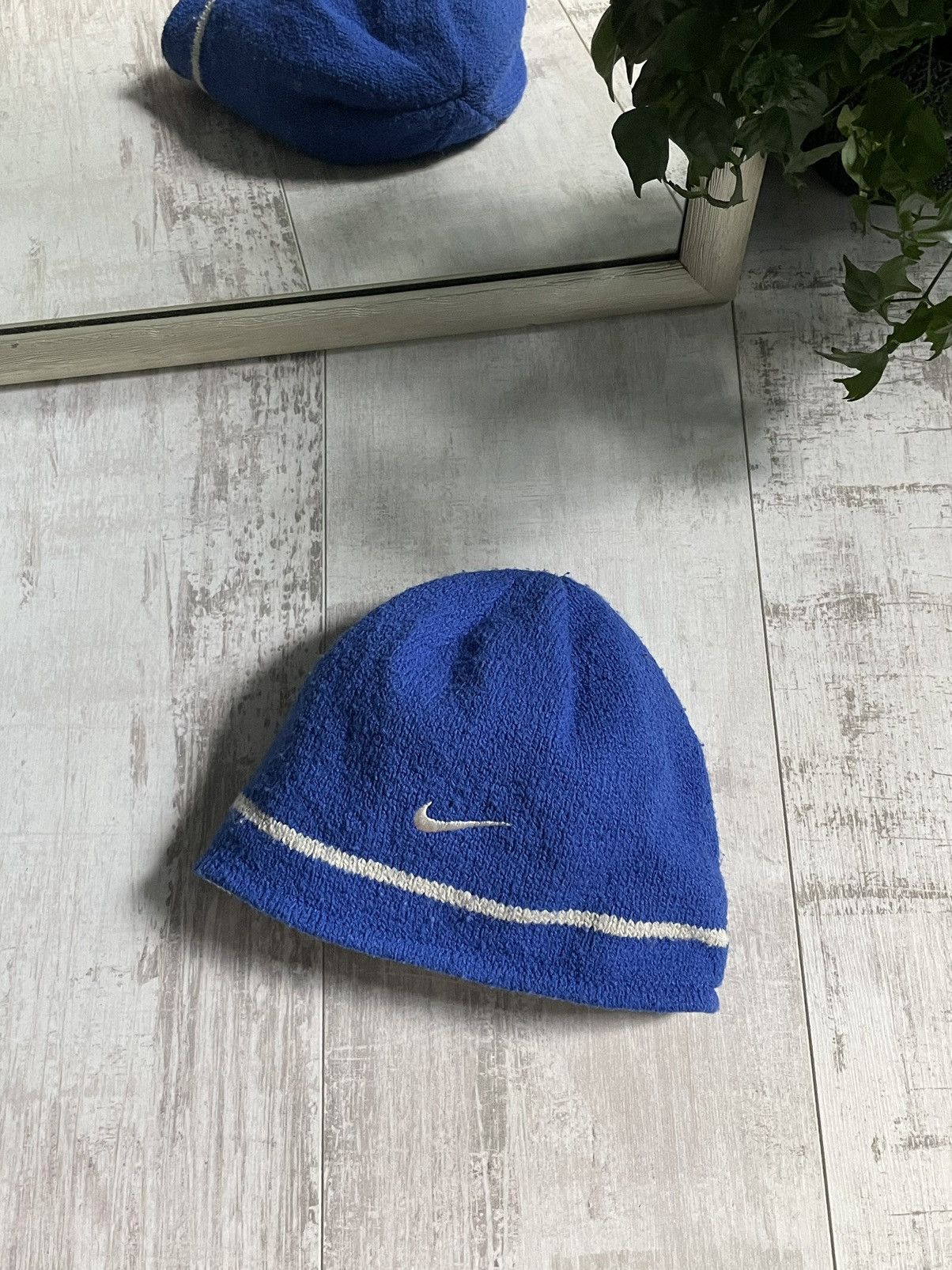 Nike Vintage Nike Golf 90’s White/Blue Hat Bilateral Y2K RARE Size ONE SIZE - 2 Thumbnail