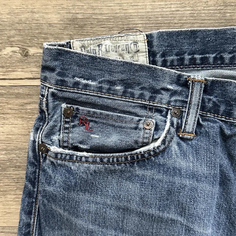 Polo Ralph Lauren Vintage Polo Ralph Lauren PRL Denim Goods Straight Jeans Size US 34 / EU 50 - 5 Thumbnail