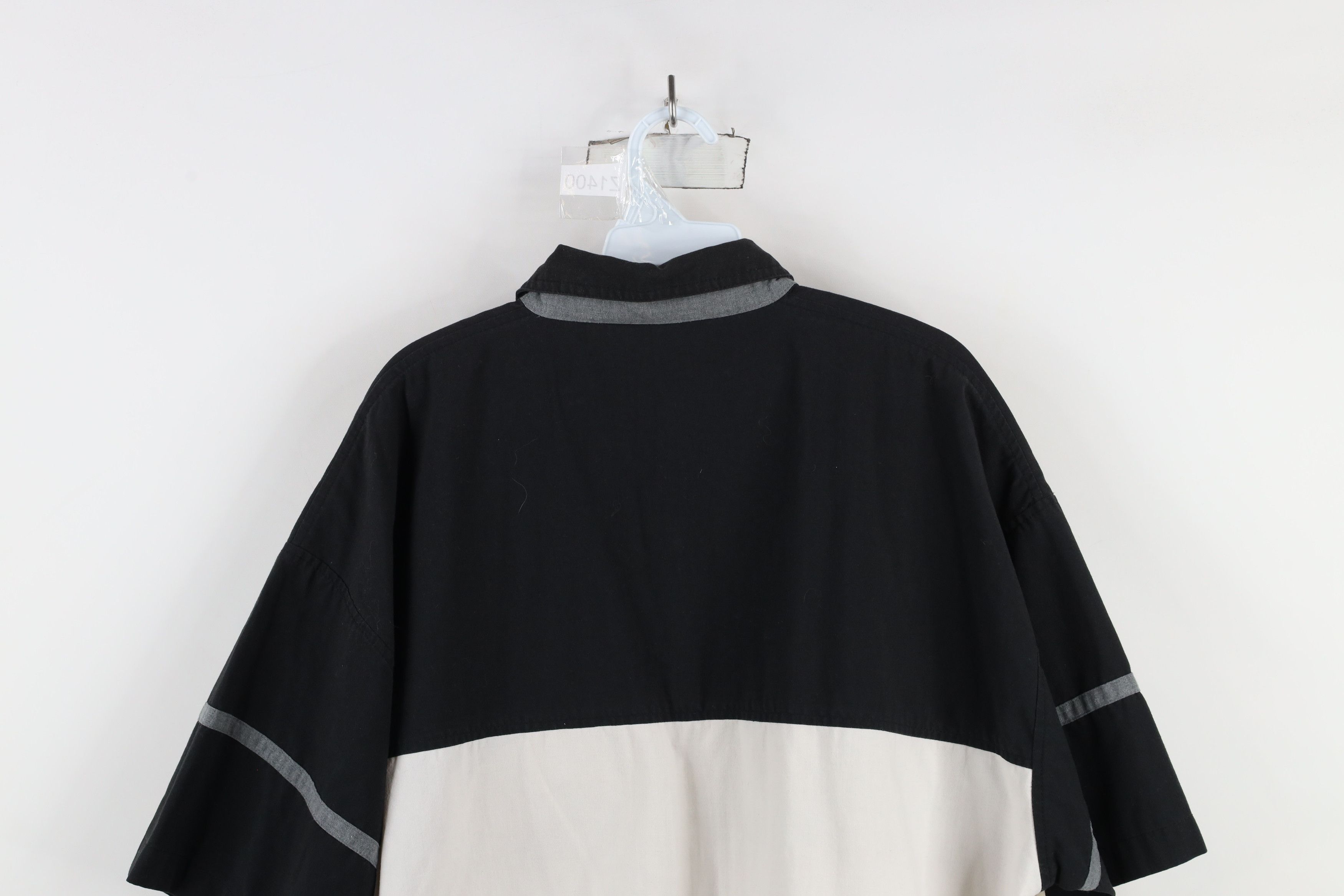 Vintage Vintage 90s Streetwear Block Collared Pullover Polo Shirt Size US XXL / EU 58 / 5 - 10 Thumbnail