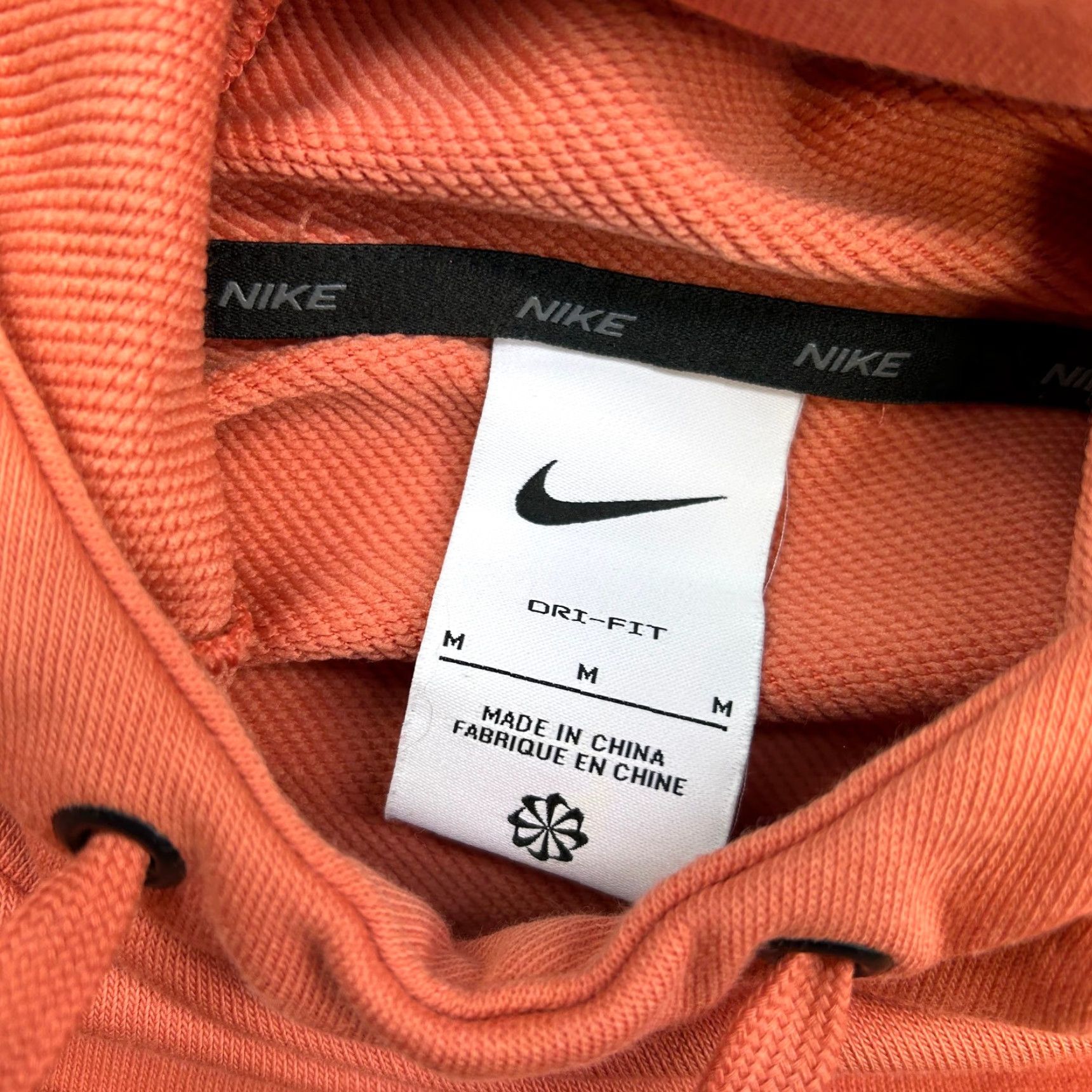 Nike Nike Mens Hoodie M Dri Fit Training Madder Root Orange Rust Big Swoosh Pullover Size US M / EU 48-50 / 2 - 2 Thumbnail
