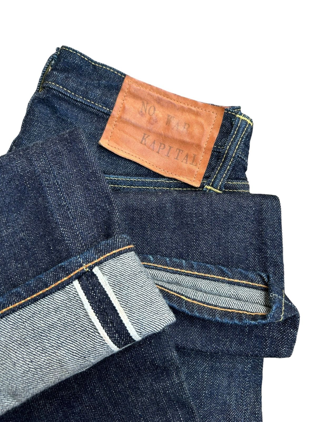 Japanese Brand × Kapital × Kapital Kountry KAPITAL NO WAR Redline Selvedge Denim ☠️ Size US 28 / EU 44 - 10 Thumbnail