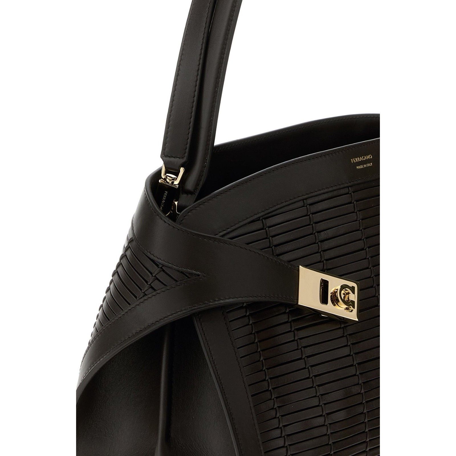 Salvatore Ferragamo FERRAGAMO Hug Testa Di Moro Top Handle Bag New & Authentic Size ONE SIZE - 4 Thumbnail