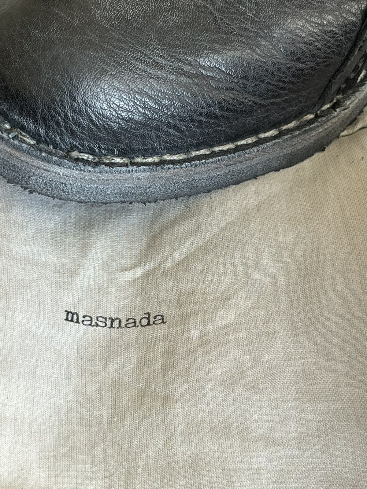 Masnada Masnada Ankle Chain-stitched heel seam boots in lead Size US 9.5 / EU 42-43 - 8 Thumbnail