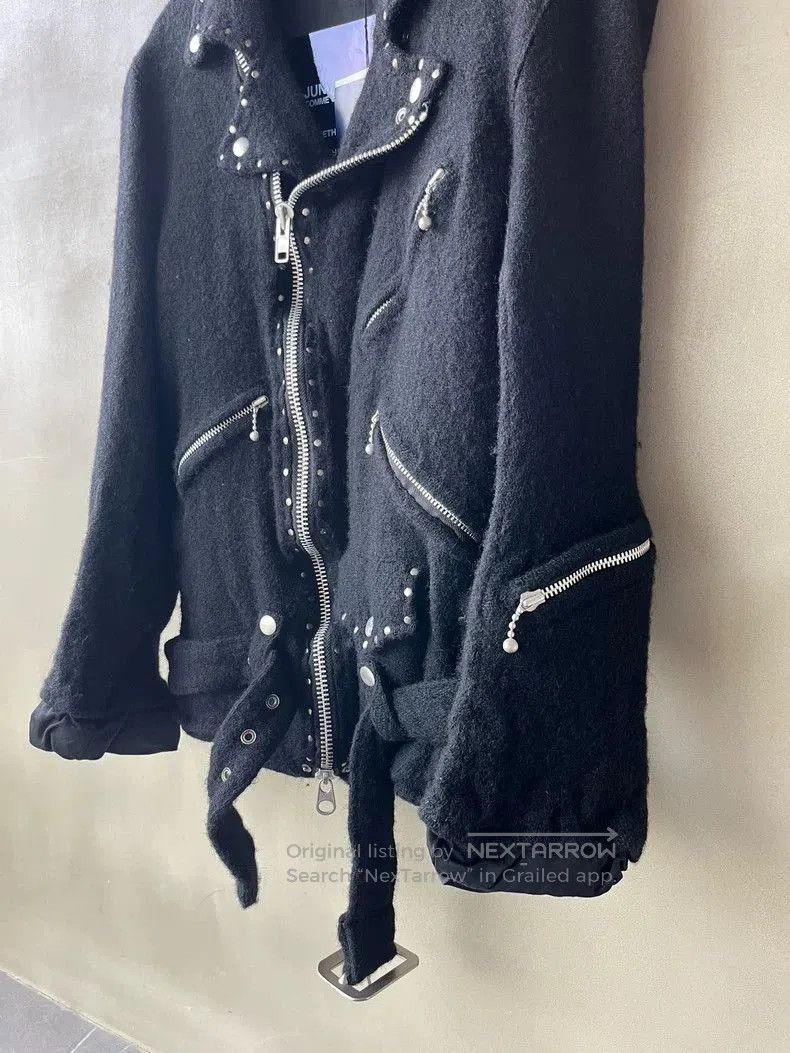 Junya Watanabe Junya Watanabe MAN Boiled Wool Biker Jacket. Size US XS / EU 42 / 0 - 9 Thumbnail