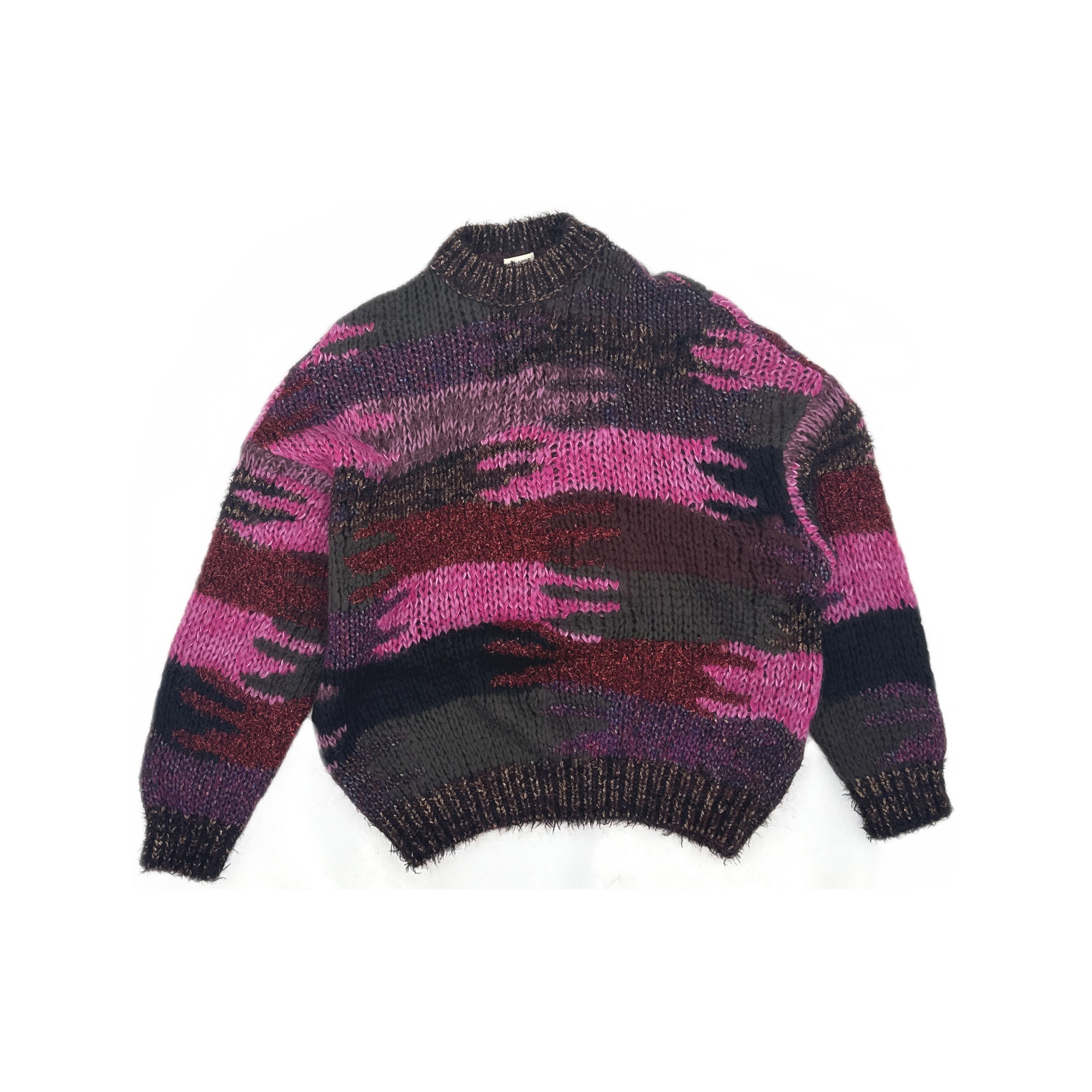 Saint Laurent Paris Saint Laurent Abstract Mohair Blend Sweater Size M Size M / US 6-8 / IT 42-44 - 1 Thumbnail