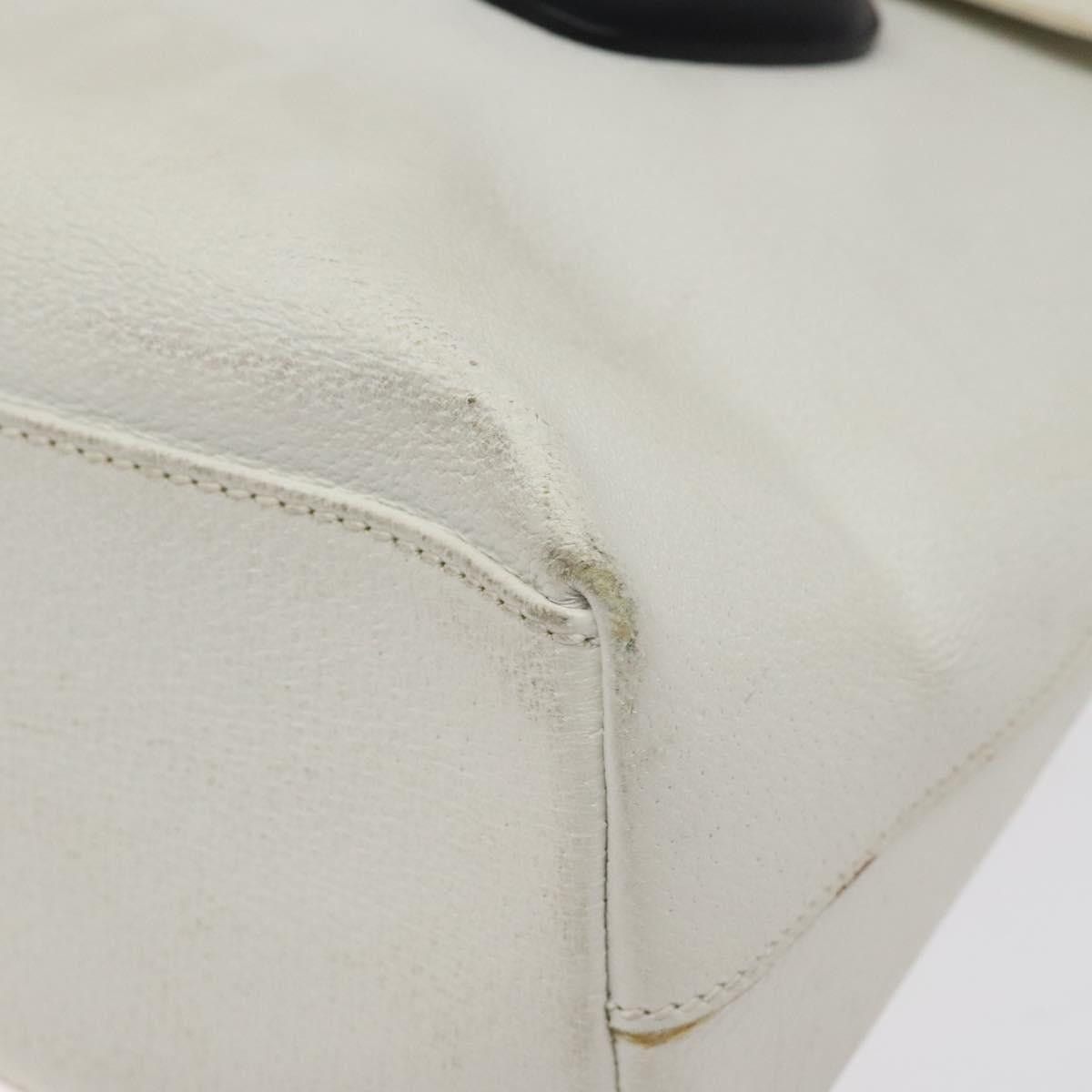 Gucci GUCCI Tote Bag Leather White Silver Size ONE SIZE - 10 Thumbnail