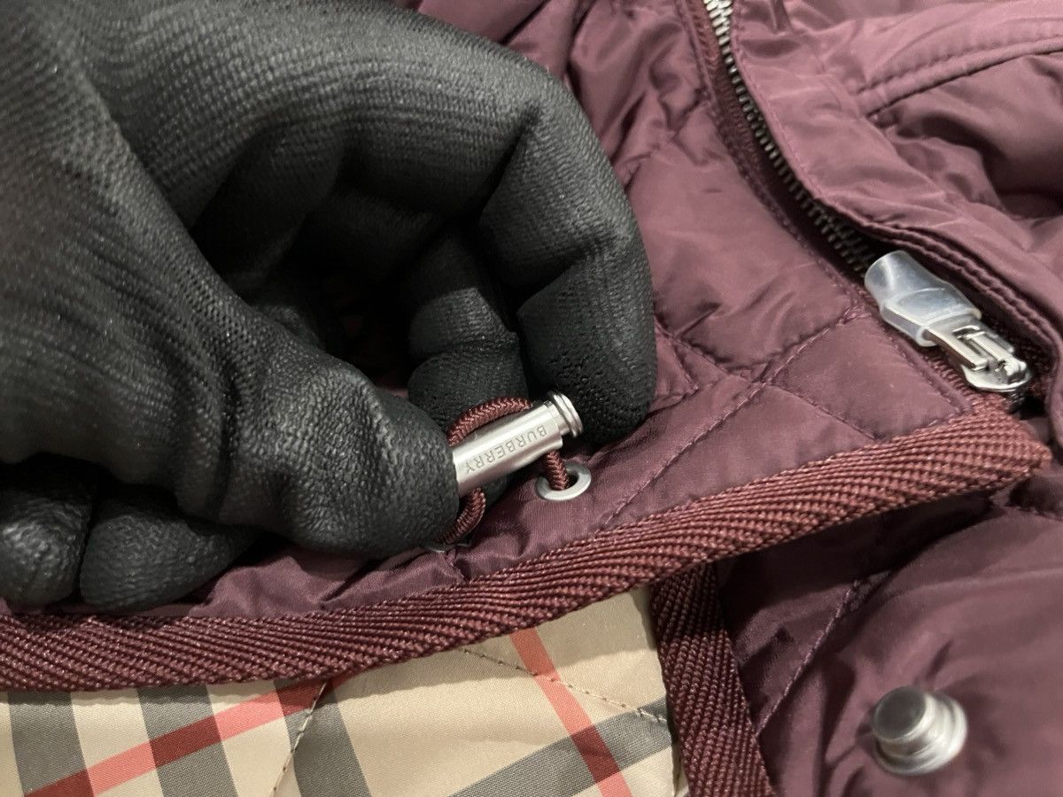 Burberry Burberry Cropped Quilted Nylon Jacket Size L / US 10 / IT 46 - 18 Thumbnail