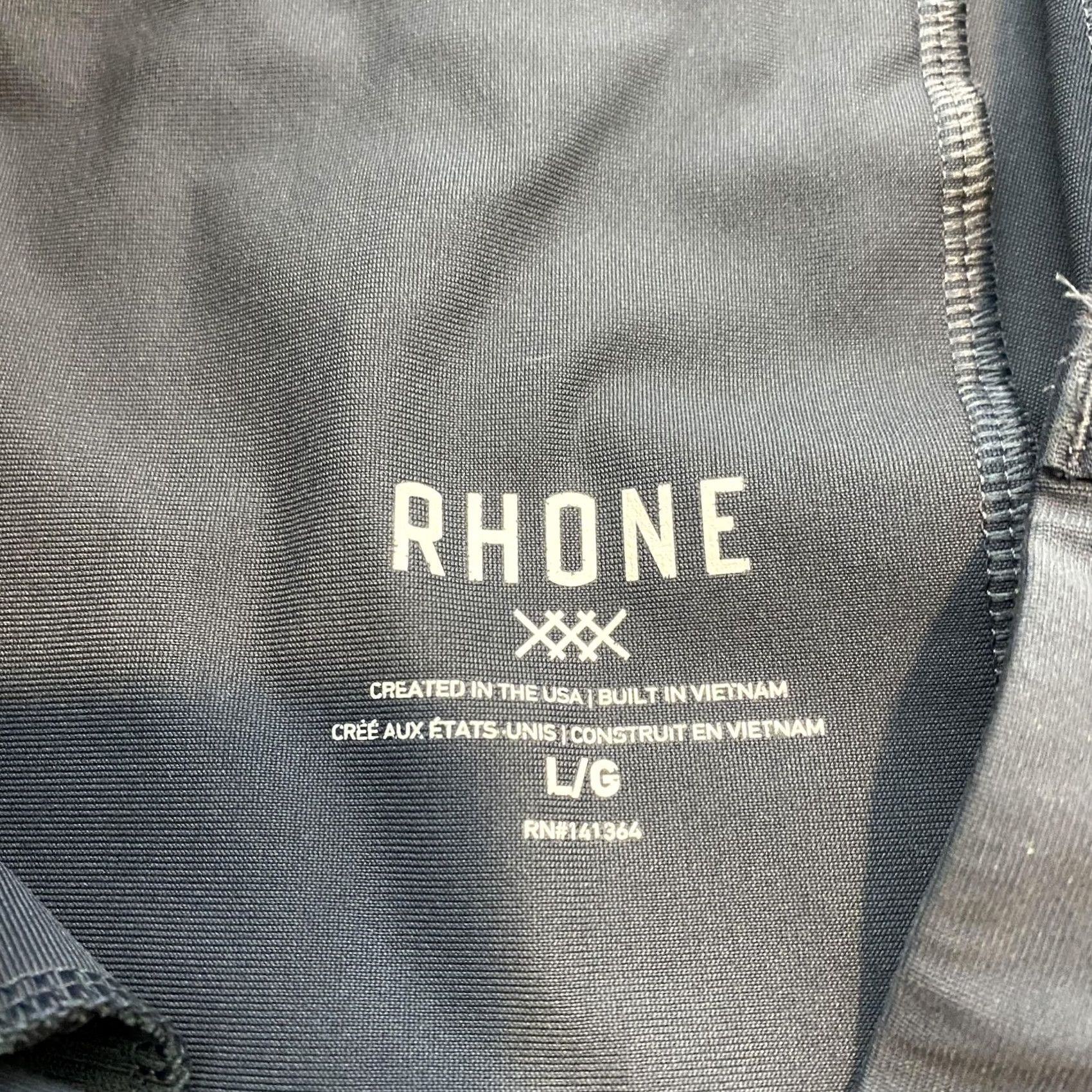 Rhone Rhone Pants Mens Large Gray Performance Khakis Elastic Waist Drawstring Travel Size US 33 - 3 Thumbnail