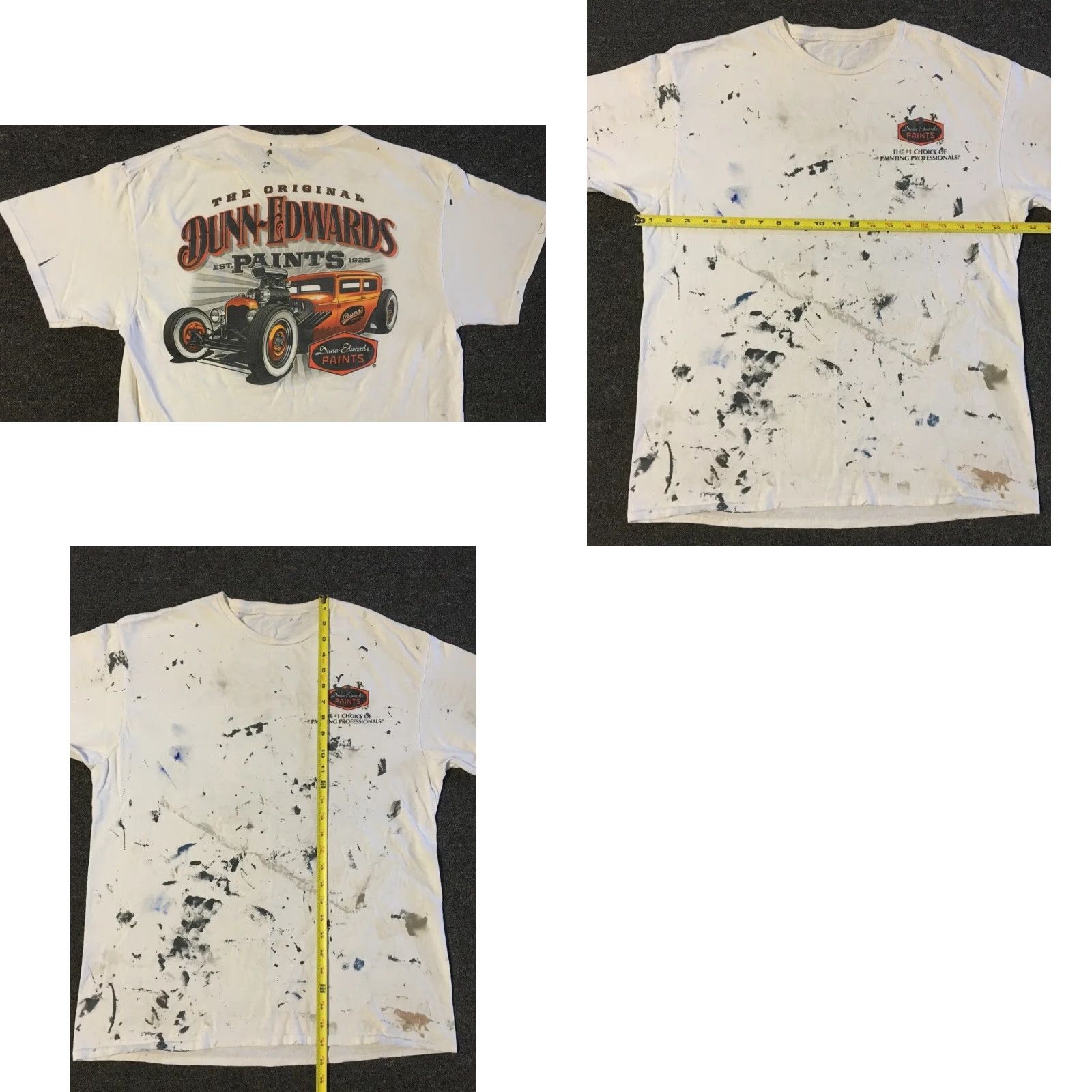 Thrasher VINTAGE Thrashed Faded Distress Paint Splatter Shirt M L White Size US M / EU 48-50 / 2 - 8 Thumbnail